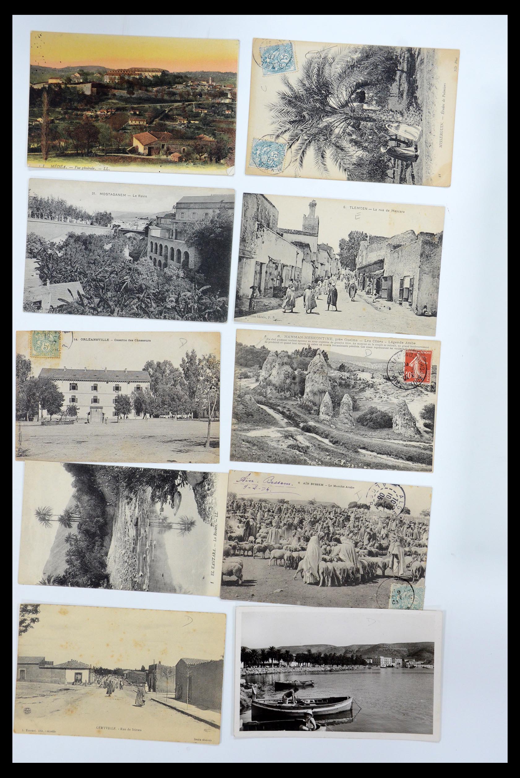 35558 068 - Postzegelverzameling 35558 Algerije ansichtkaarten 1900-1945.
