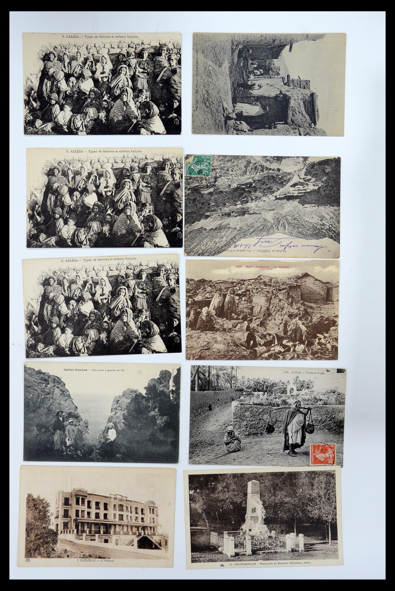 35558 070 - Postzegelverzameling 35558 Algerije ansichtkaarten 1900-1945.