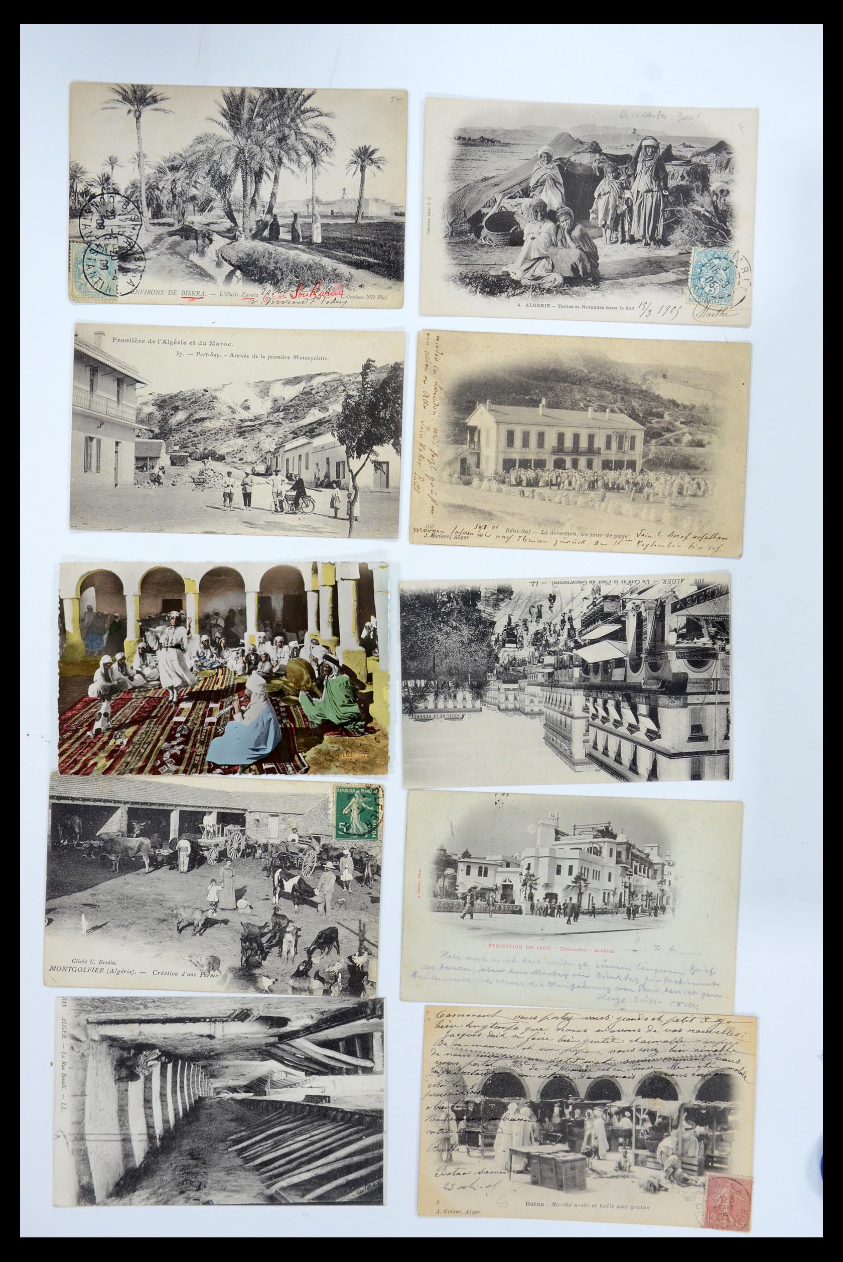 35558 079 - Postzegelverzameling 35558 Algerije ansichtkaarten 1900-1945.