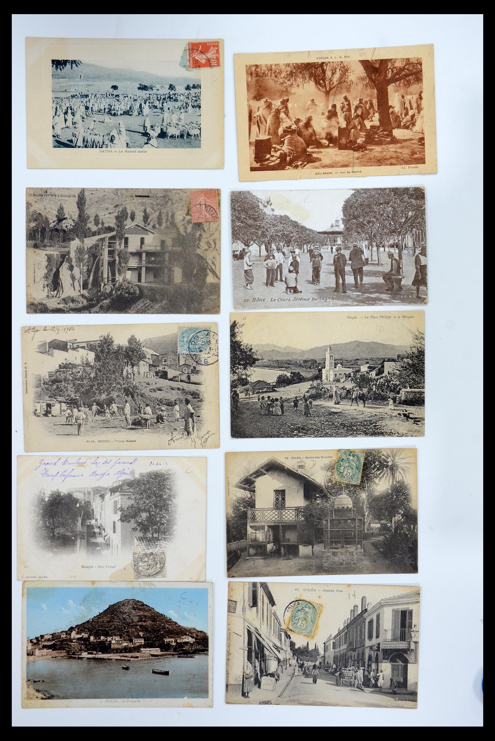 35558 080 - Postzegelverzameling 35558 Algerije ansichtkaarten 1900-1945.