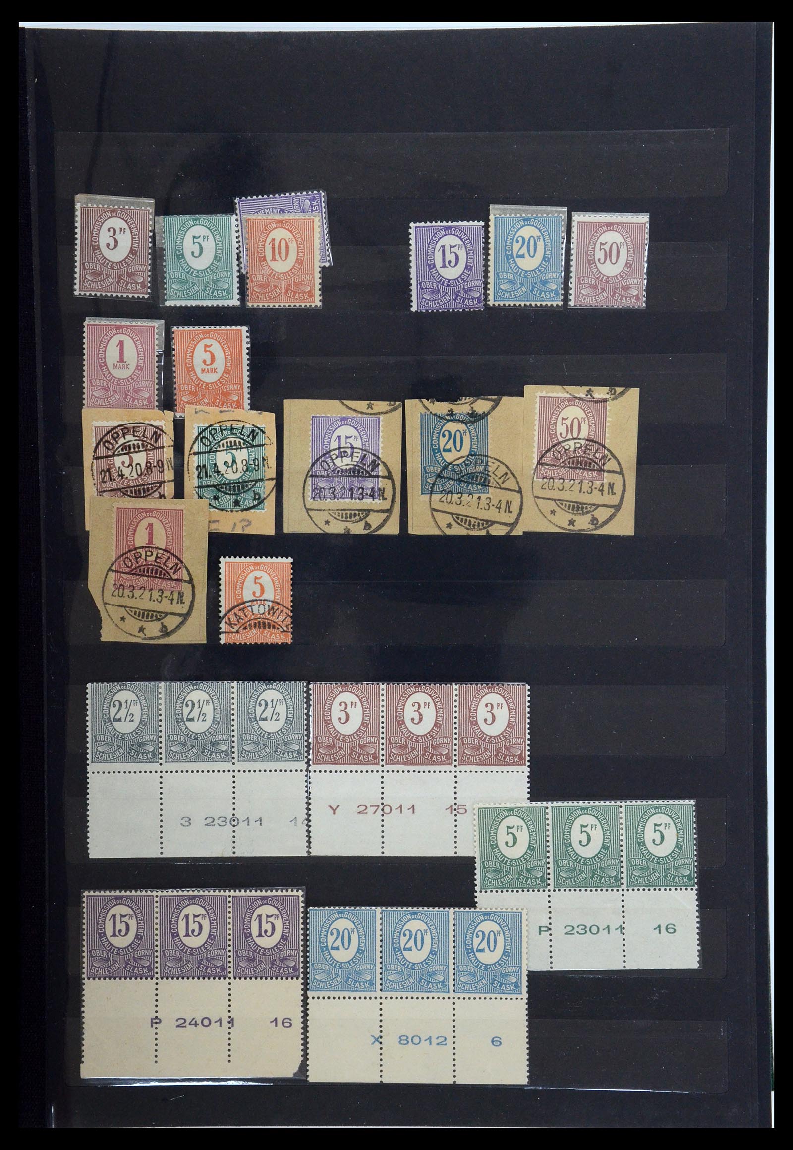 35560 001 - Postzegelverzameling 35560 Oberschlesien speciaalverzameling 1920-192