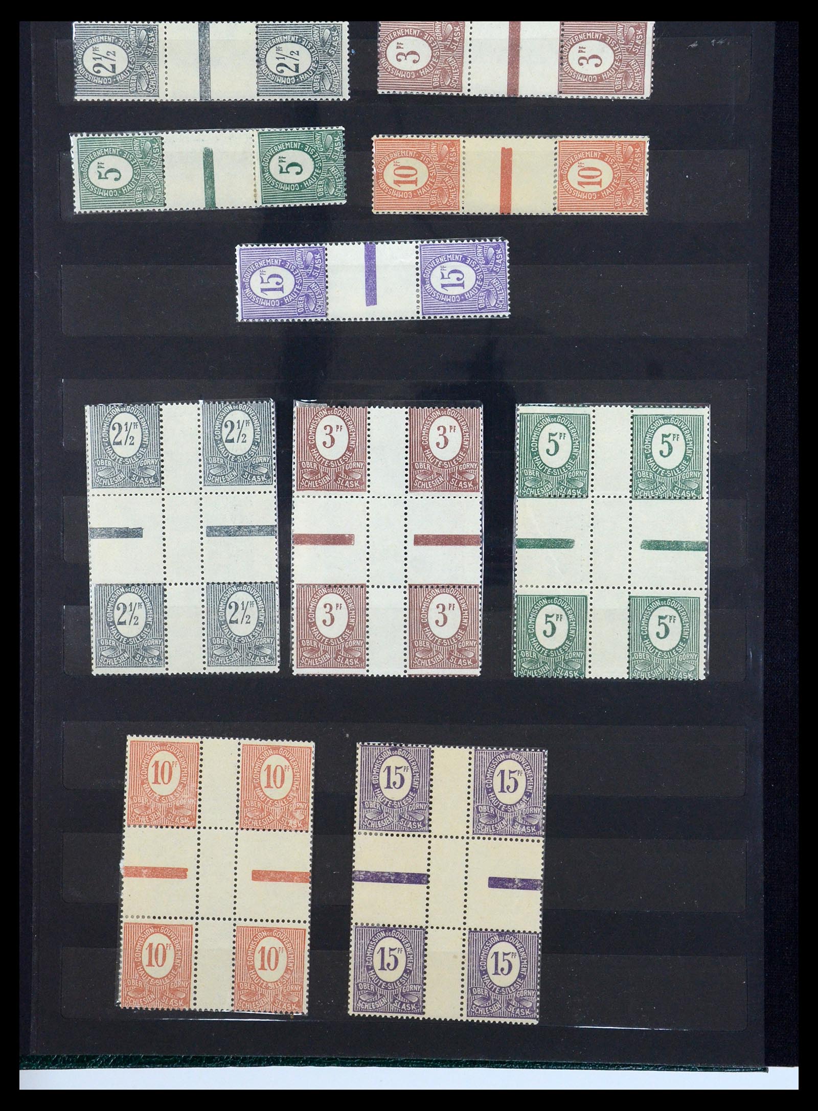 35560 002 - Postzegelverzameling 35560 Oberschlesien speciaalverzameling 1920-192