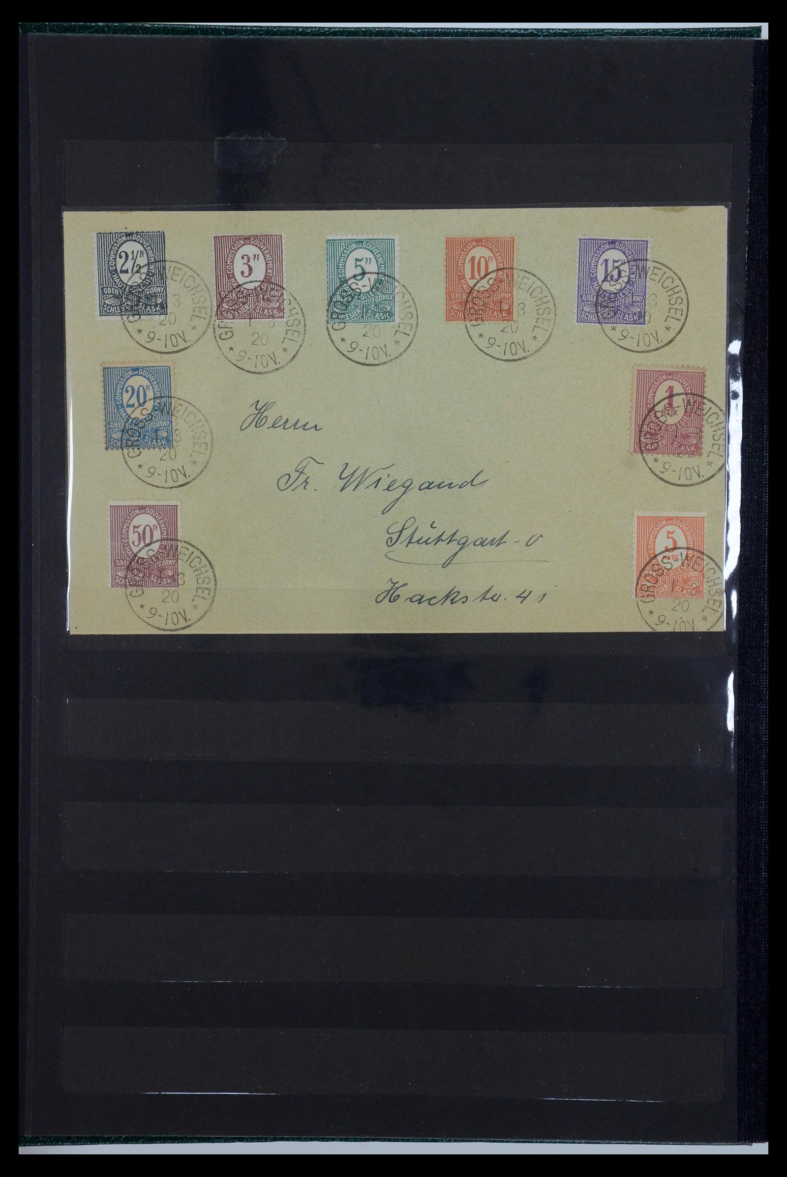 35560 004 - Postzegelverzameling 35560 Oberschlesien speciaalverzameling 1920-192
