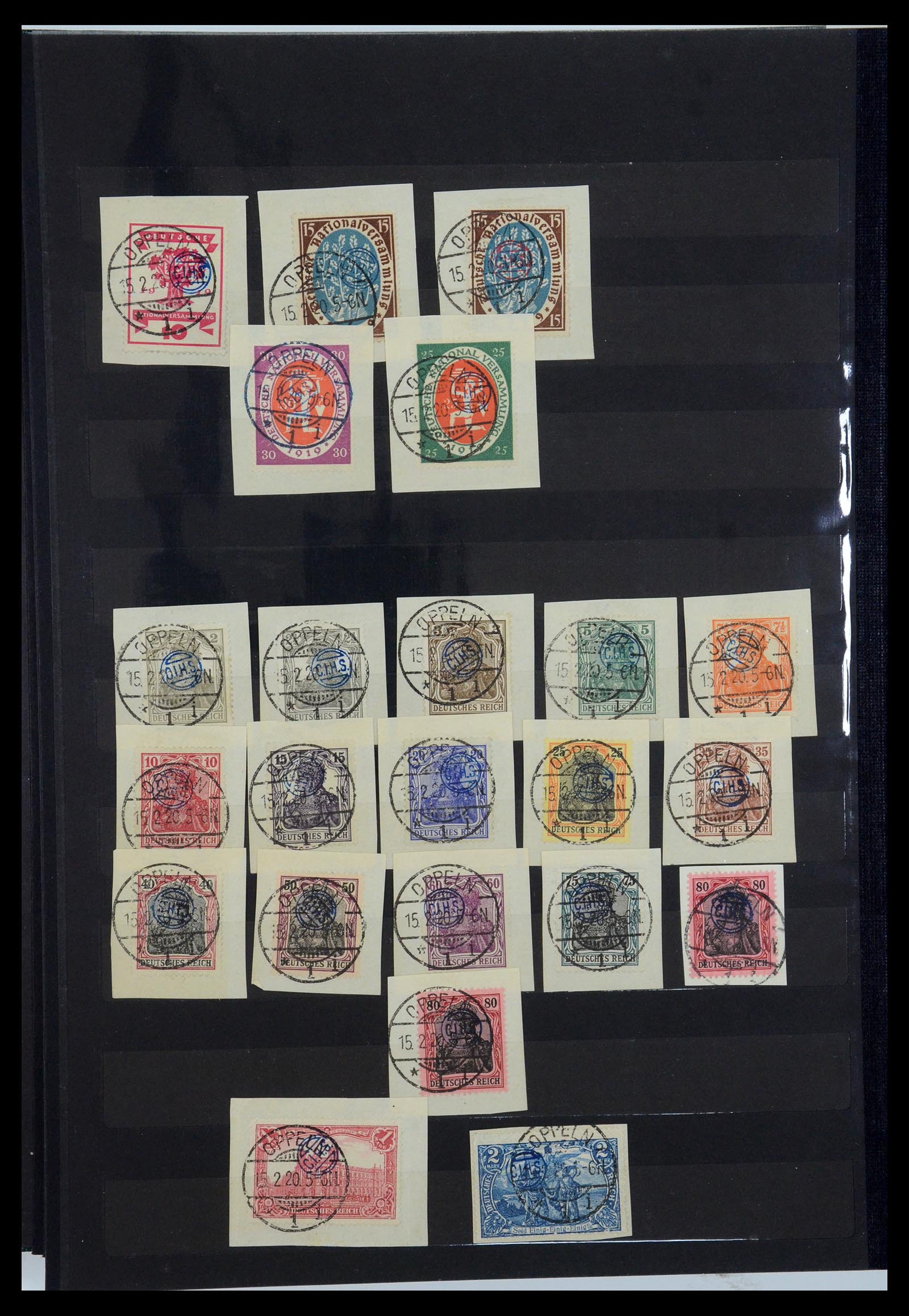 35560 012 - Postzegelverzameling 35560 Oberschlesien speciaalverzameling 1920-192