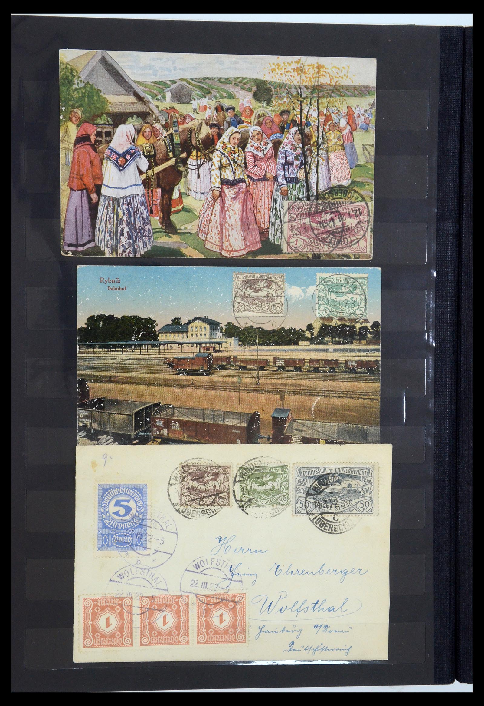 35560 014 - Postzegelverzameling 35560 Oberschlesien speciaalverzameling 1920-192