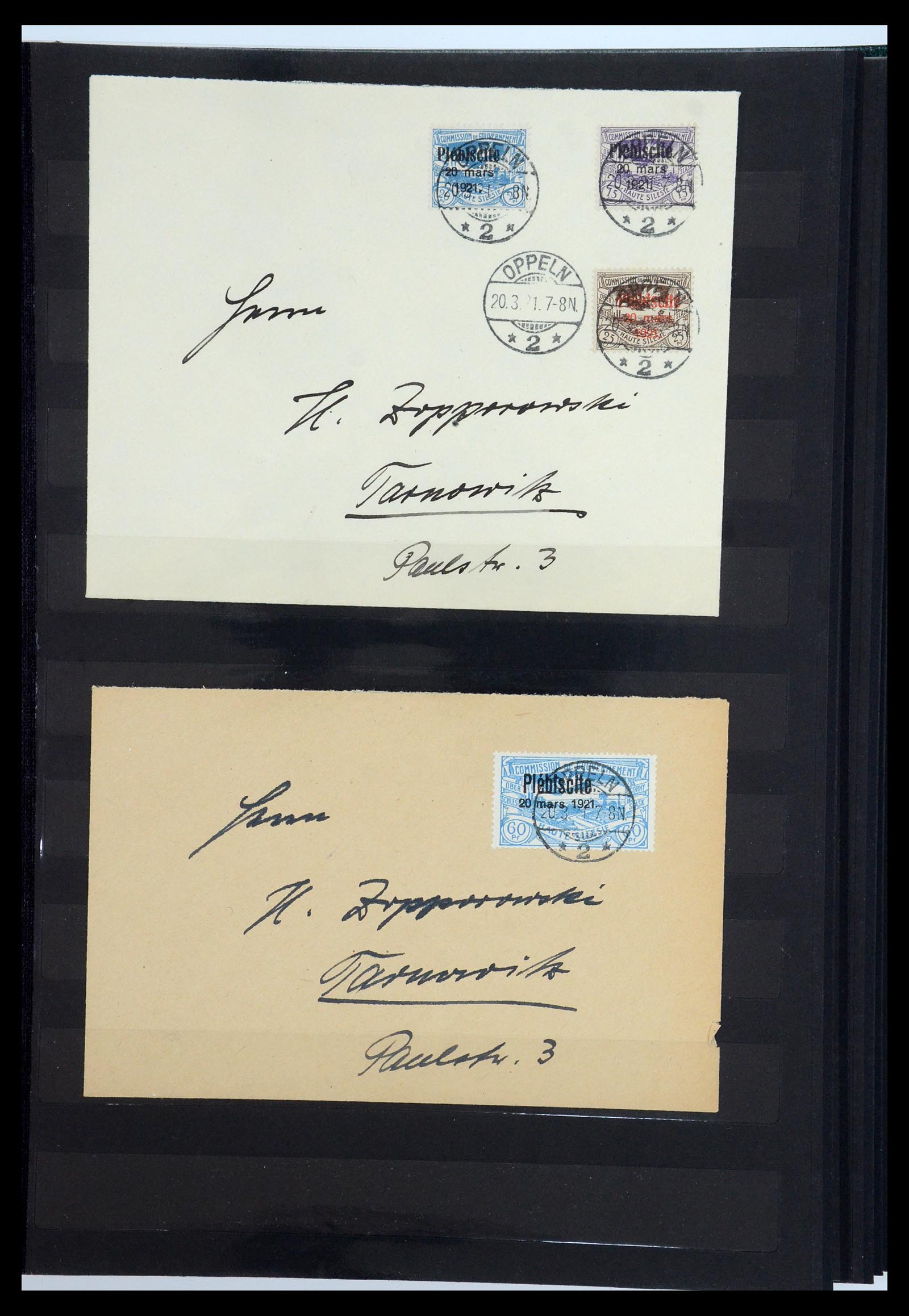 35560 015 - Postzegelverzameling 35560 Oberschlesien speciaalverzameling 1920-192