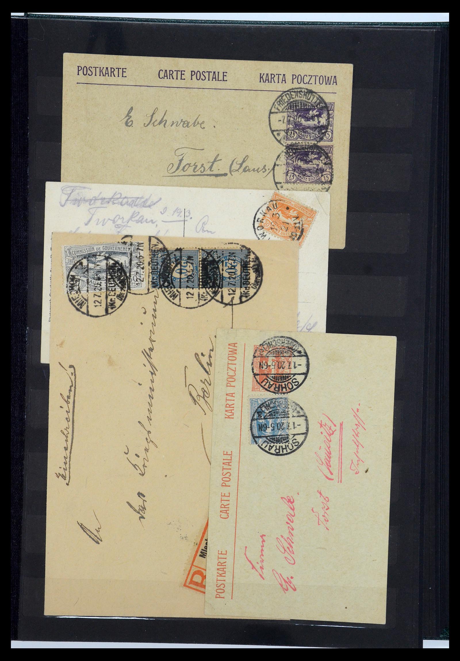 35560 025 - Postzegelverzameling 35560 Oberschlesien speciaalverzameling 1920-192