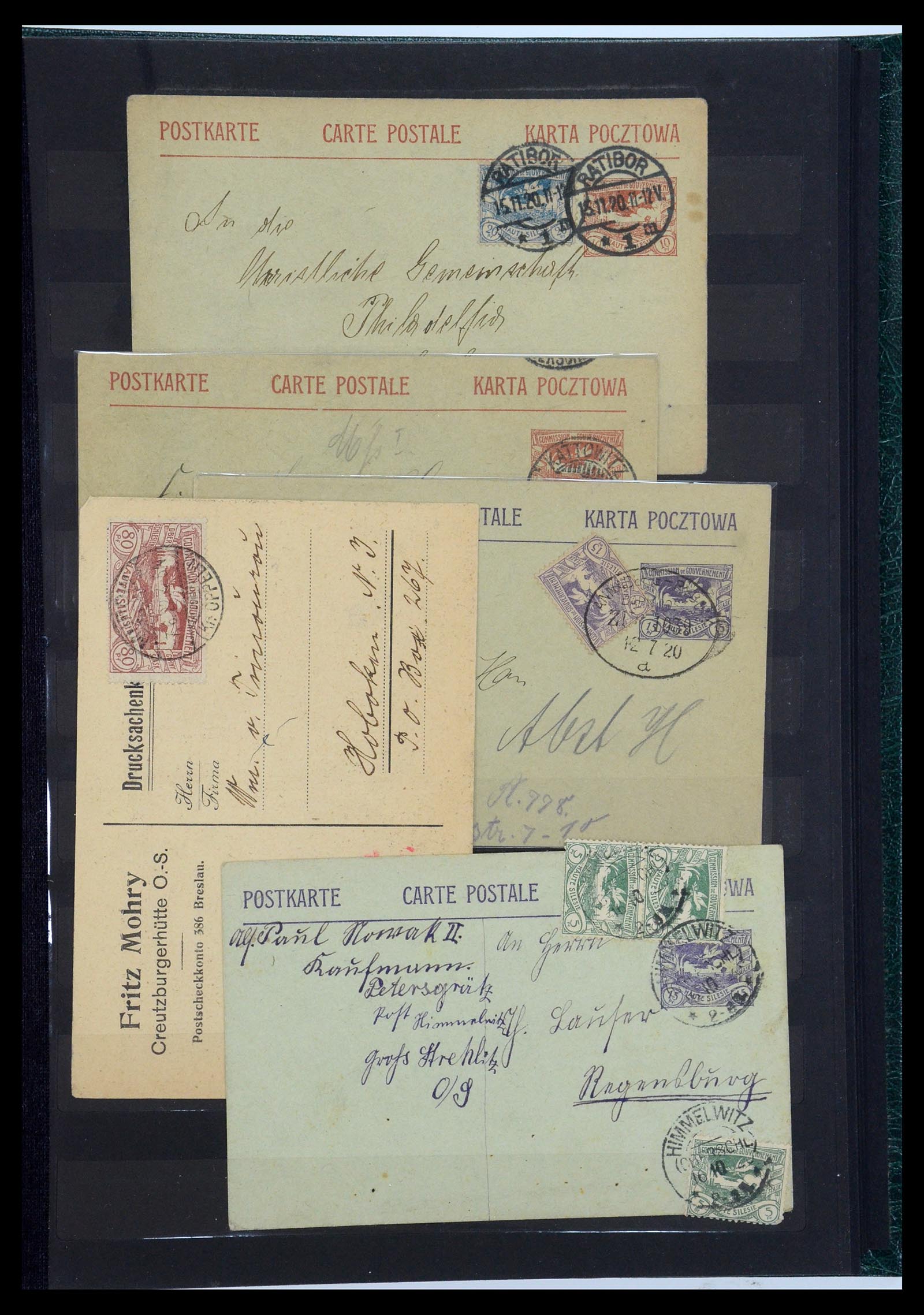 35560 027 - Postzegelverzameling 35560 Oberschlesien speciaalverzameling 1920-192