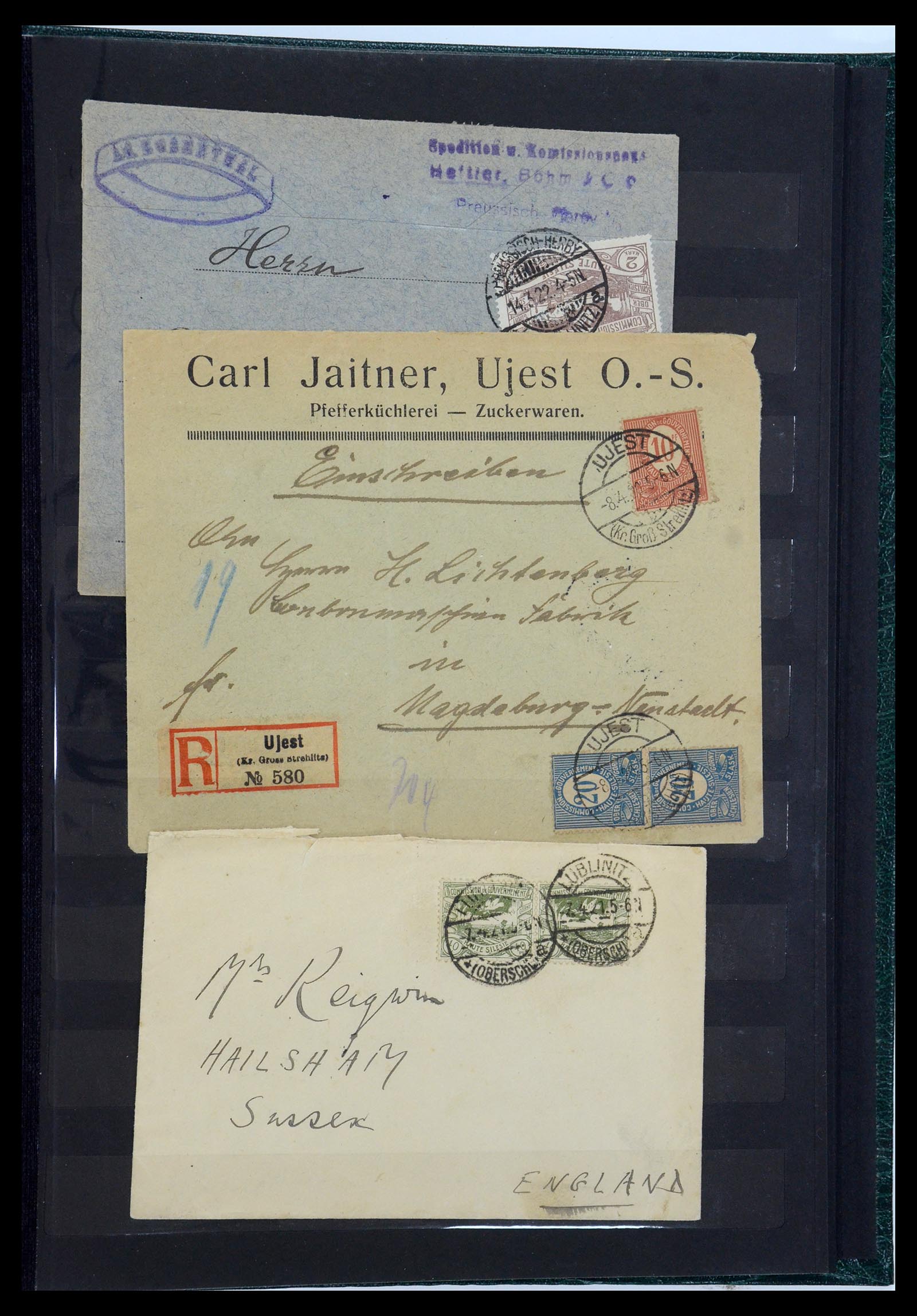 35560 029 - Postzegelverzameling 35560 Oberschlesien speciaalverzameling 1920-192