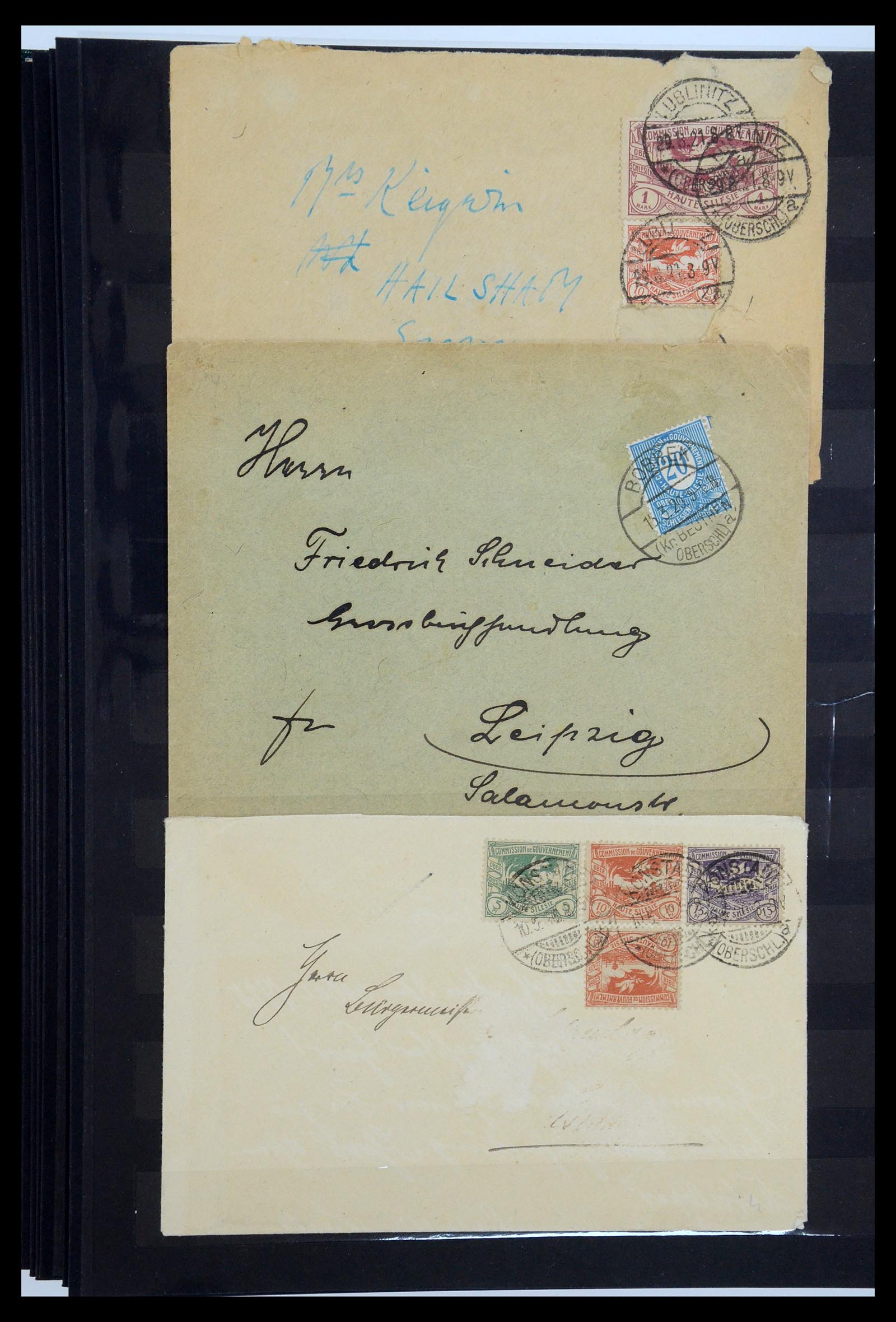 35560 030 - Postzegelverzameling 35560 Oberschlesien speciaalverzameling 1920-192
