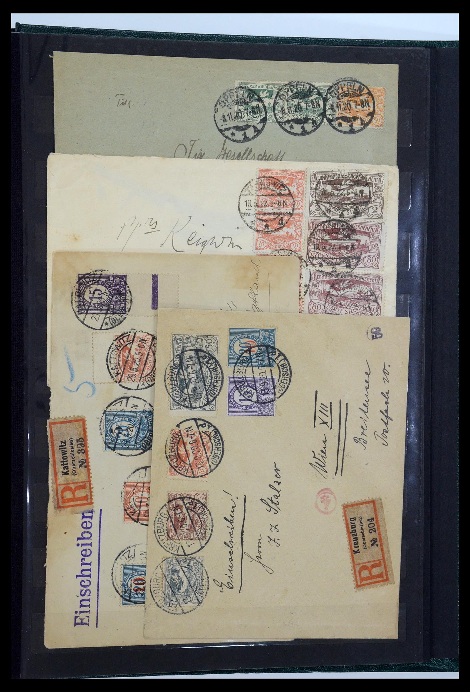 35560 031 - Postzegelverzameling 35560 Oberschlesien speciaalverzameling 1920-192
