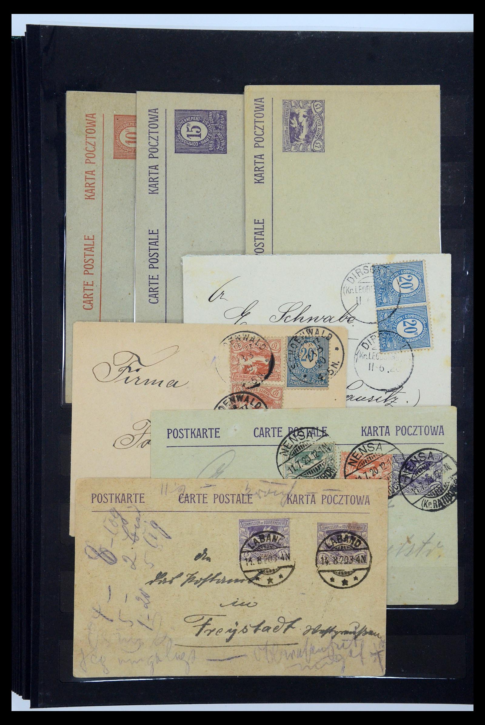 35560 032 - Postzegelverzameling 35560 Oberschlesien speciaalverzameling 1920-192