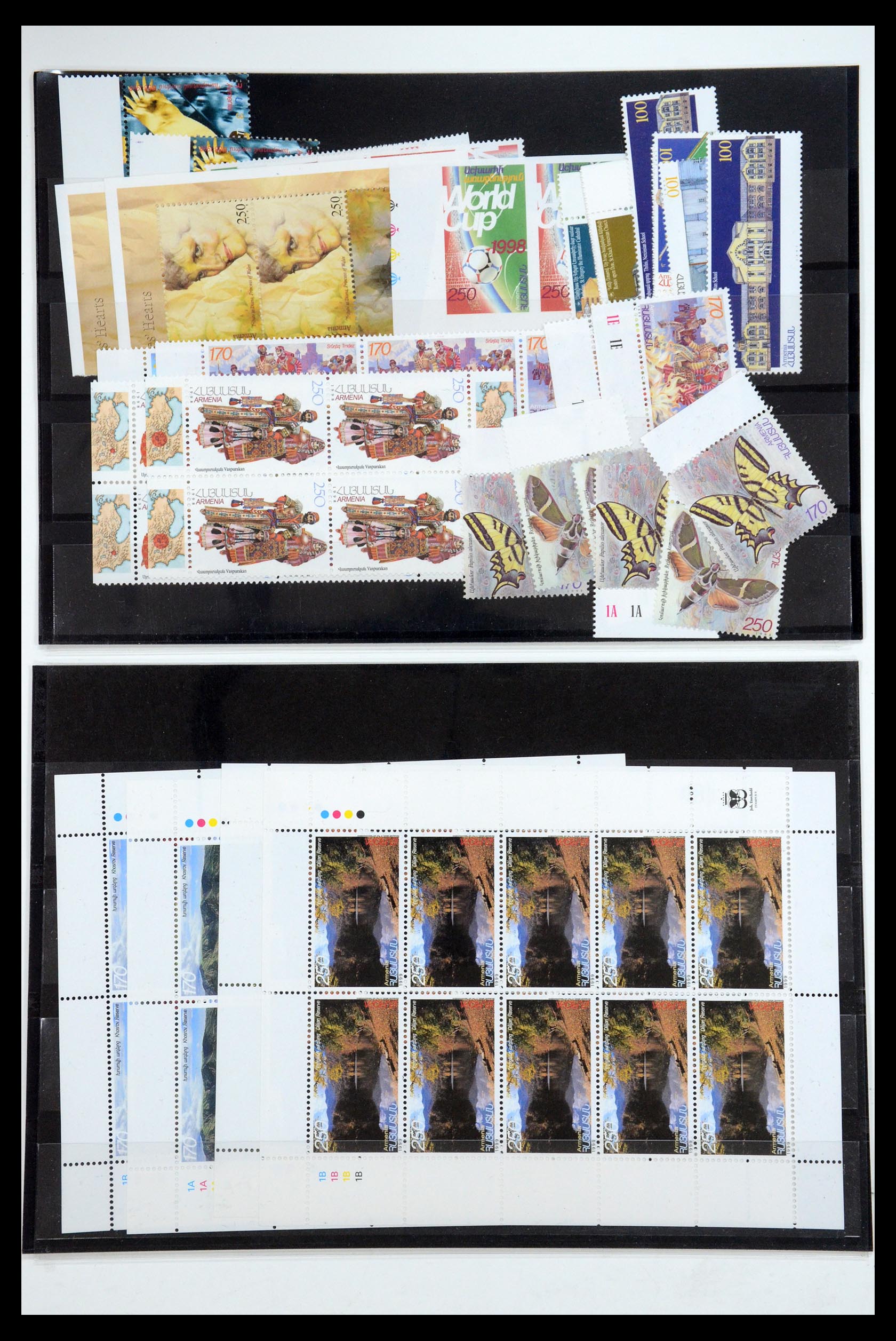35561 004 - Postzegelverzameling 35561 Georgië en Armenië 1919-2000.