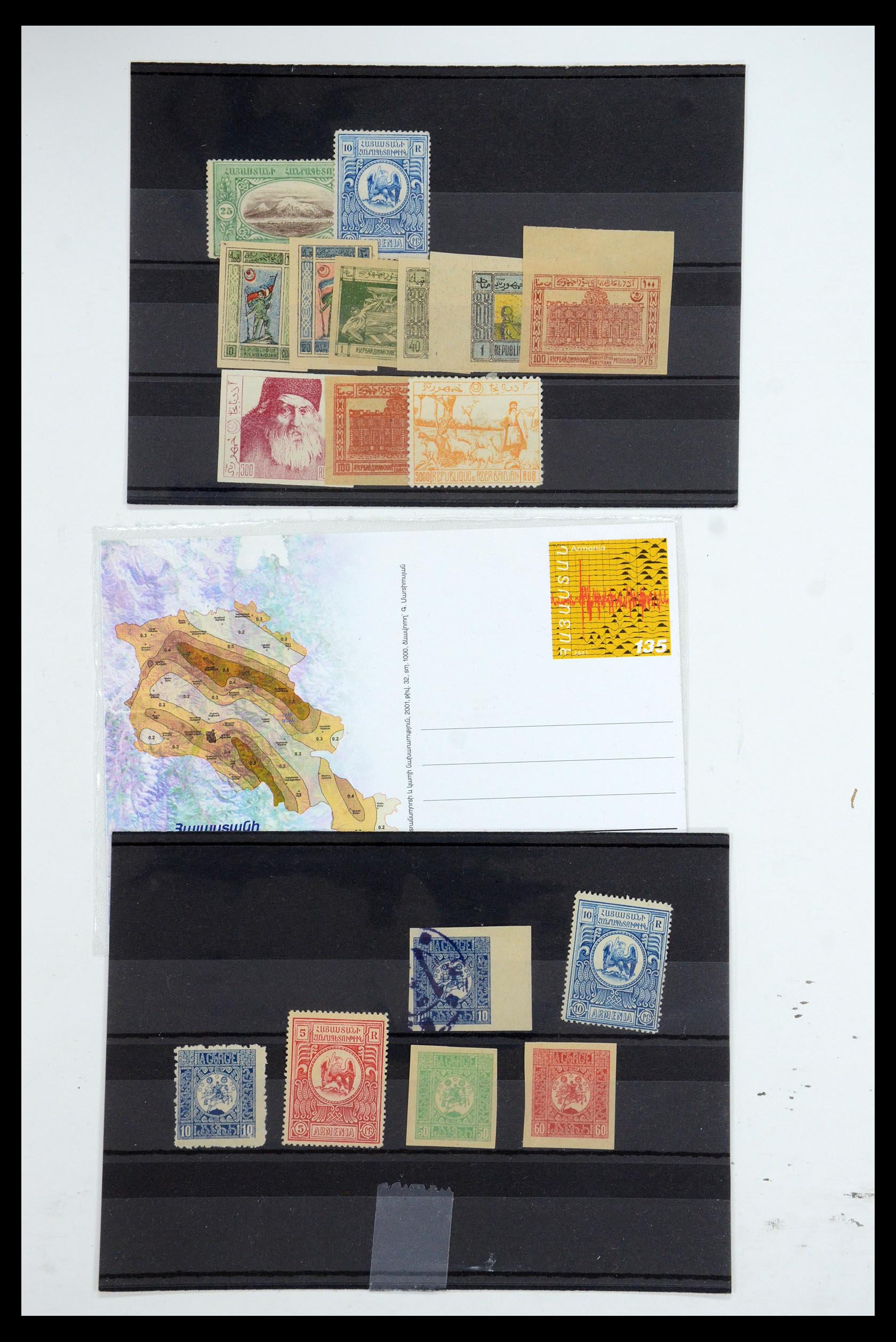 35561 006 - Postzegelverzameling 35561 Georgië en Armenië 1919-2000.
