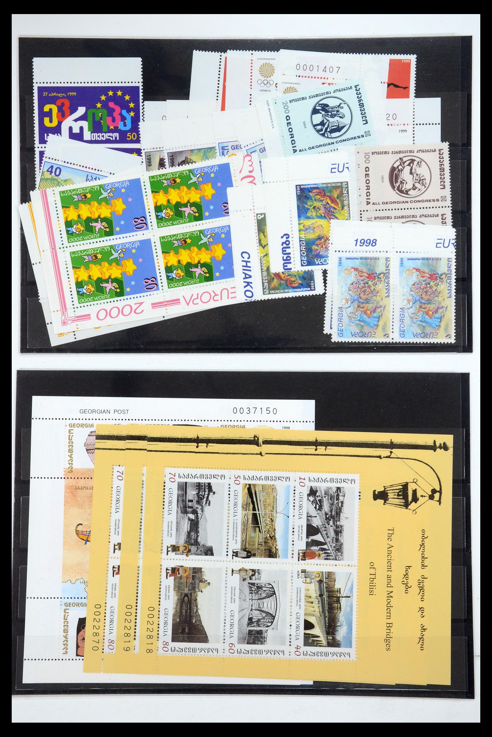 35561 009 - Postzegelverzameling 35561 Georgië en Armenië 1919-2000.