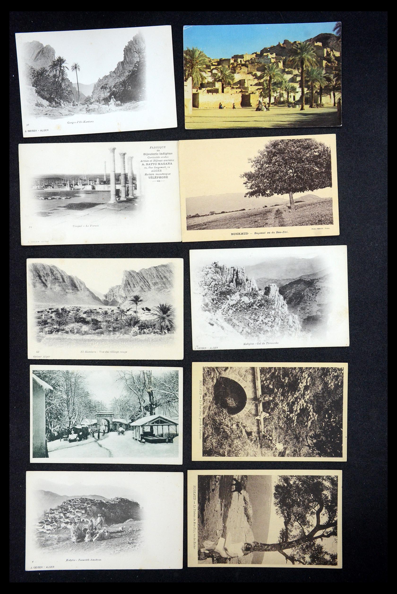 35563 006 - Postzegelverzameling 35563 Algerije ansichtkaarten 1900-1945.