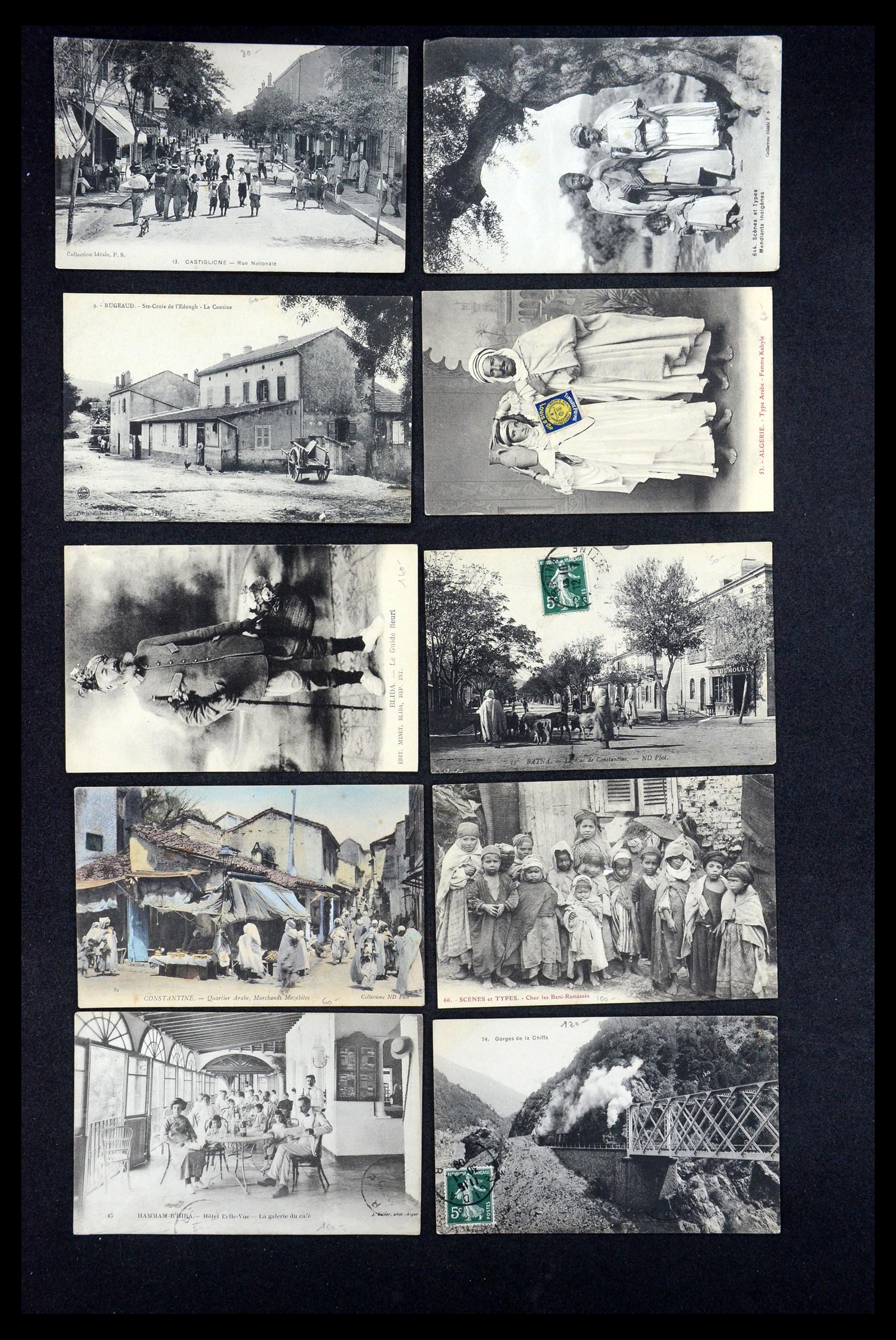 35563 016 - Postzegelverzameling 35563 Algerije ansichtkaarten 1900-1945.