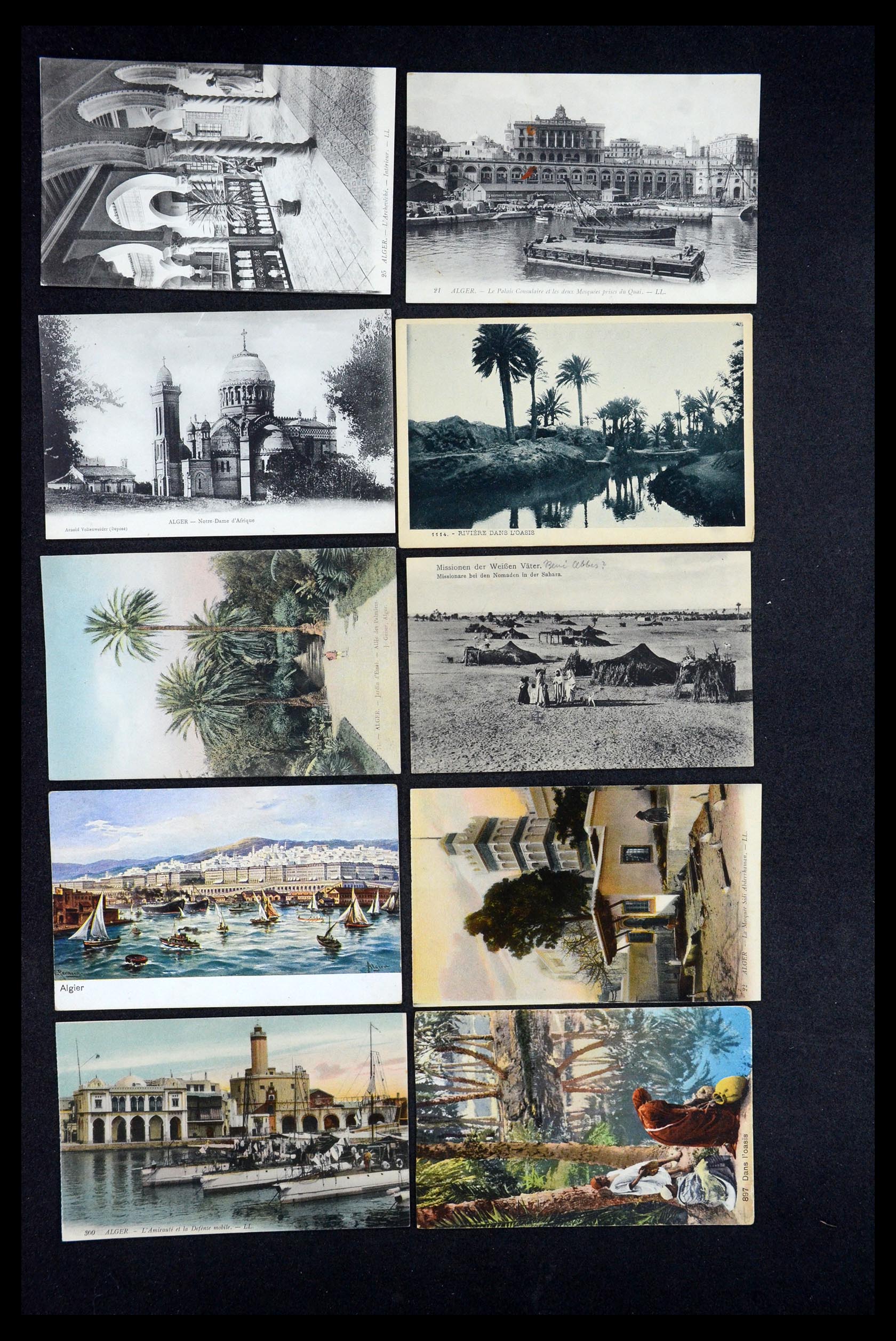 35563 022 - Postzegelverzameling 35563 Algerije ansichtkaarten 1900-1945.