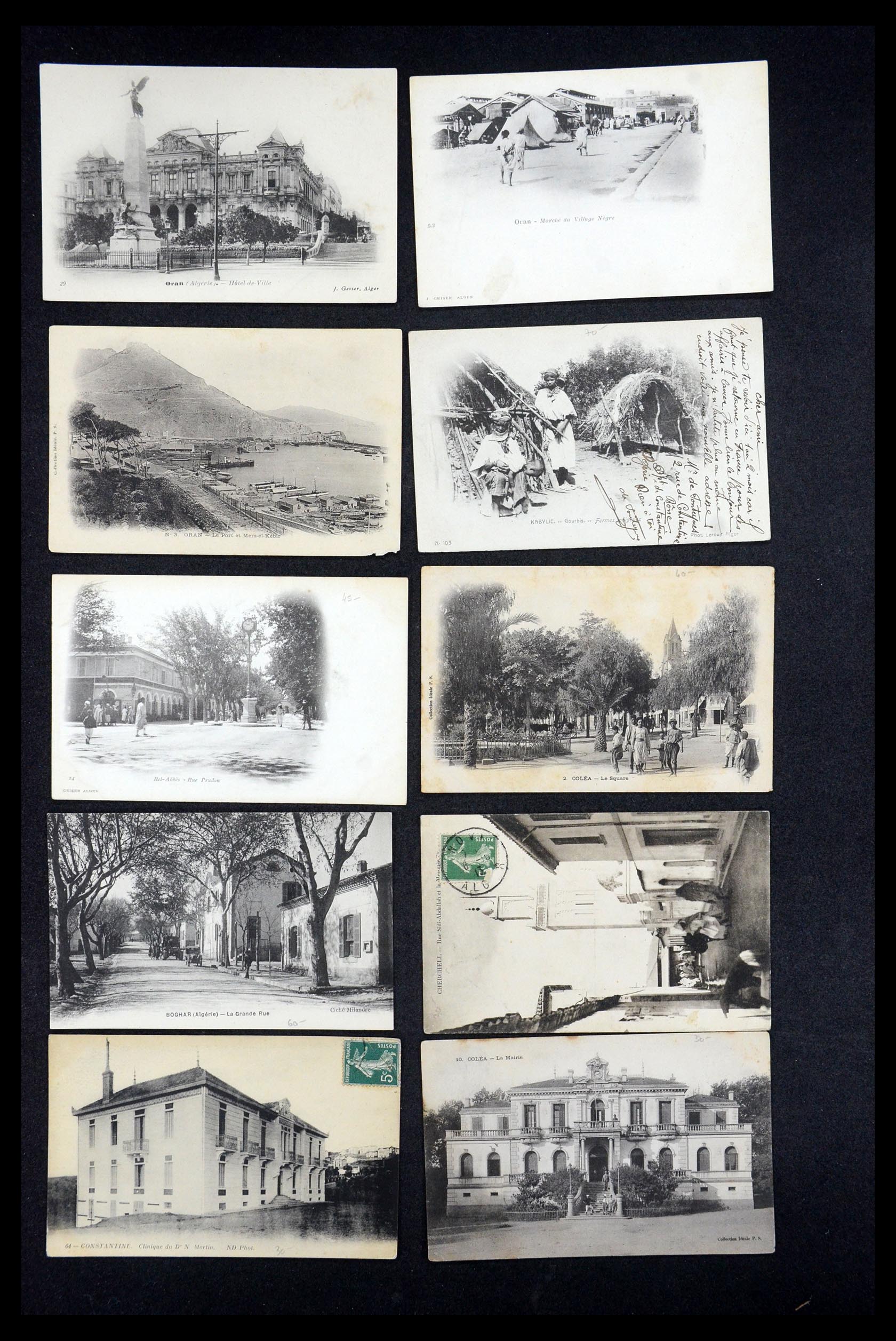 35563 025 - Postzegelverzameling 35563 Algerije ansichtkaarten 1900-1945.
