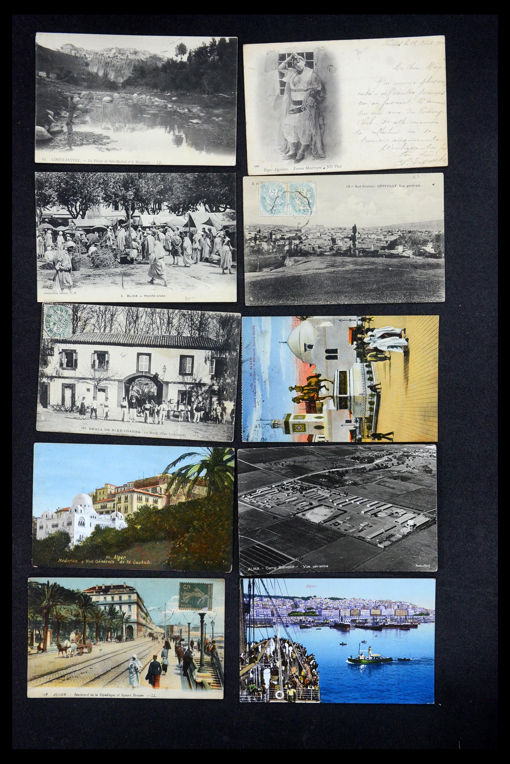 35563 026 - Postzegelverzameling 35563 Algerije ansichtkaarten 1900-1945.