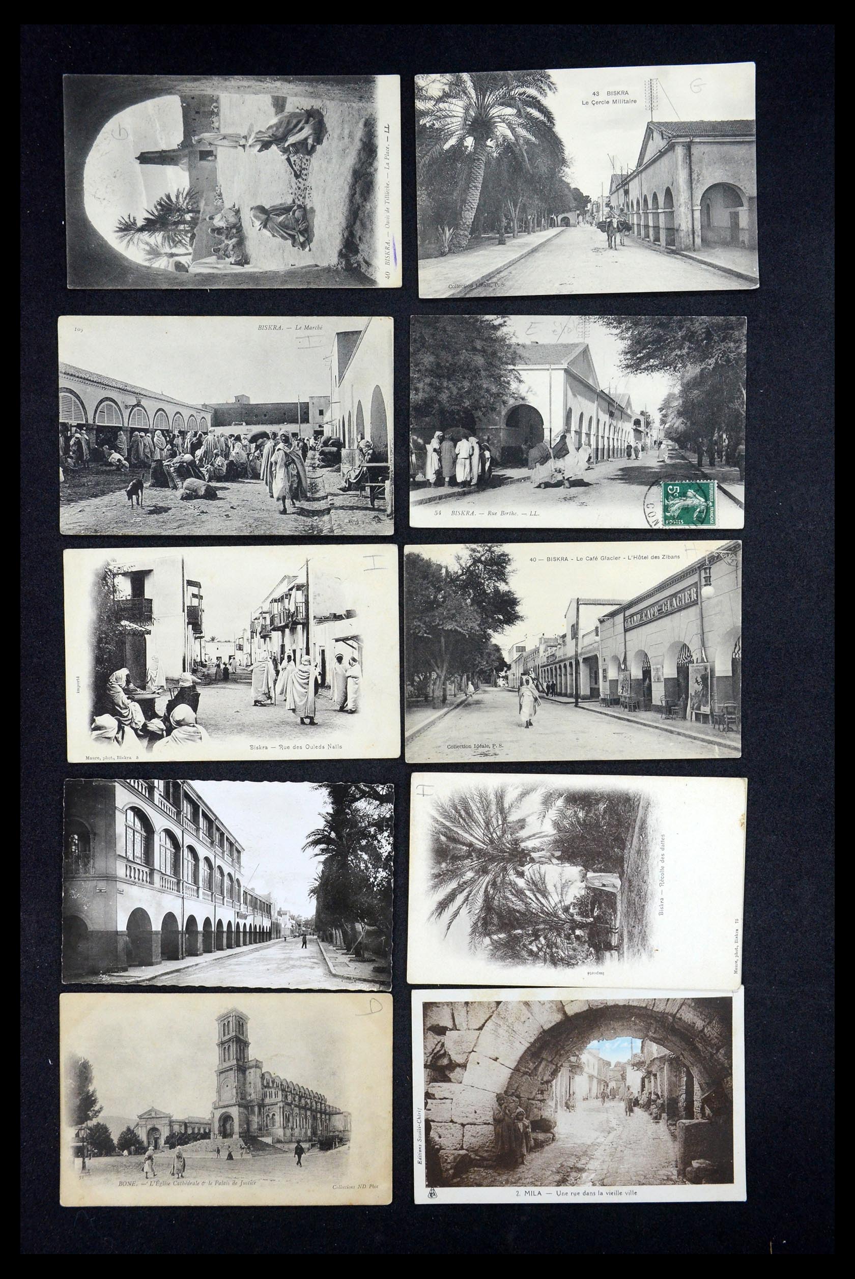 35563 033 - Postzegelverzameling 35563 Algerije ansichtkaarten 1900-1945.