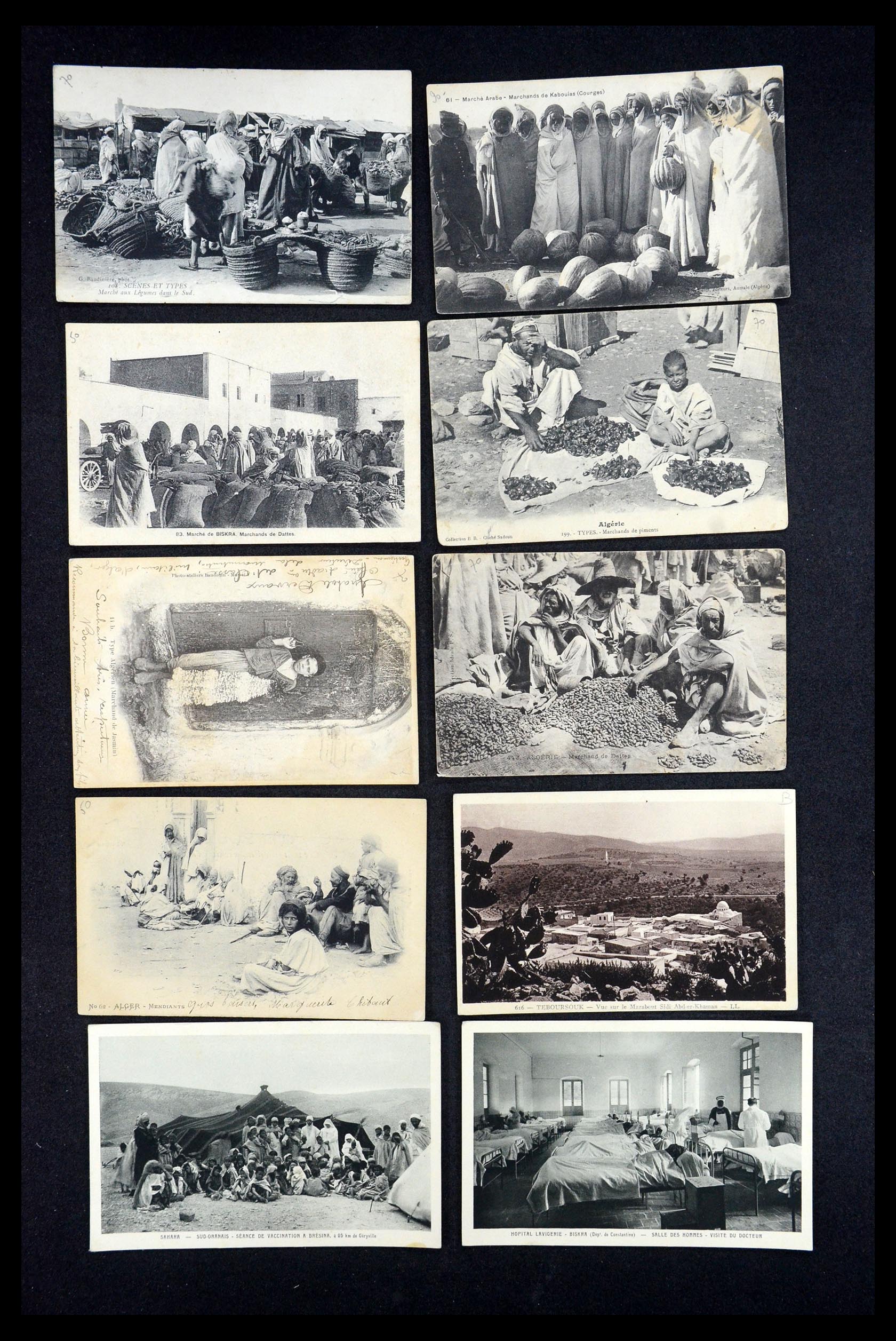 35563 039 - Postzegelverzameling 35563 Algerije ansichtkaarten 1900-1945.