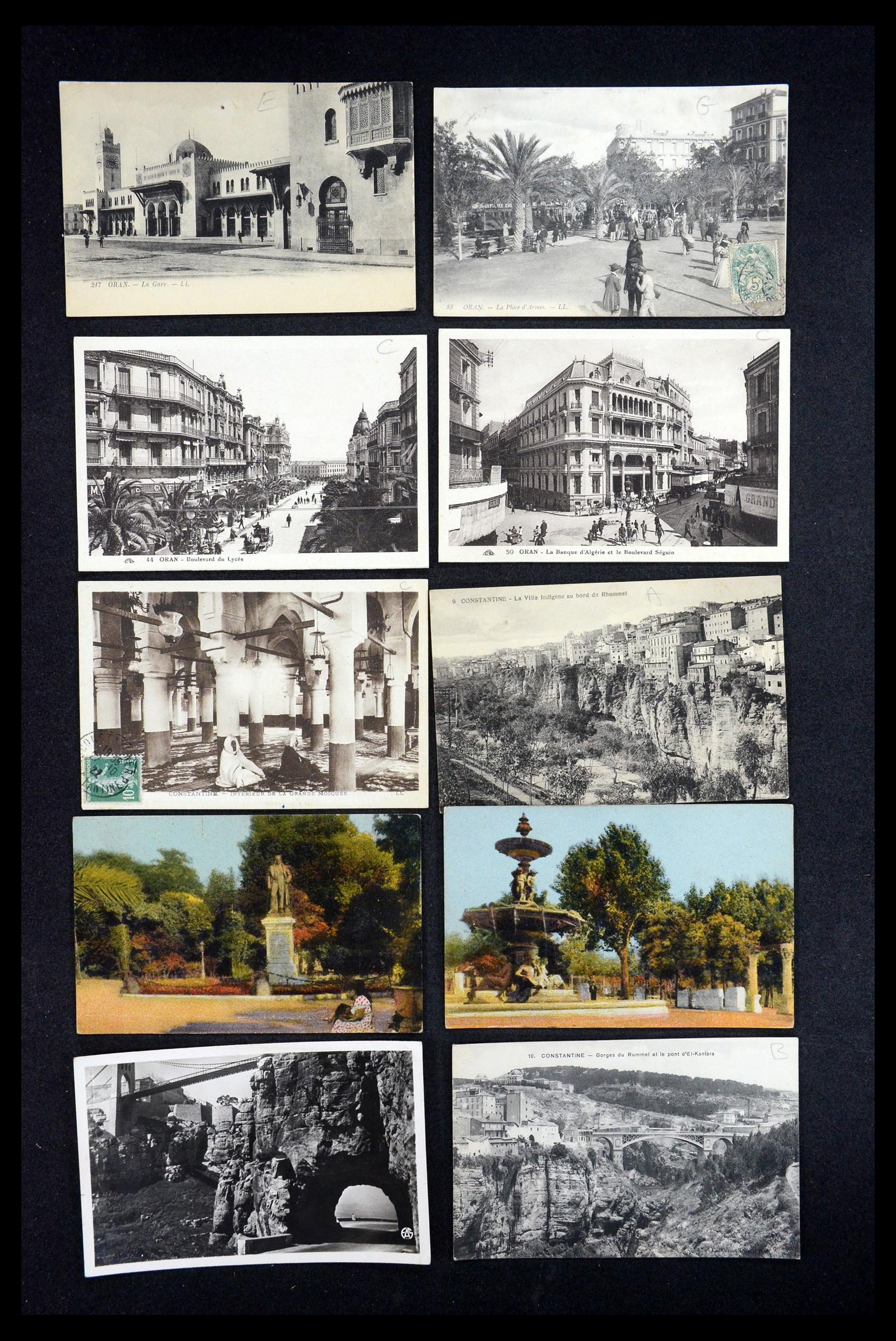 35563 043 - Postzegelverzameling 35563 Algerije ansichtkaarten 1900-1945.
