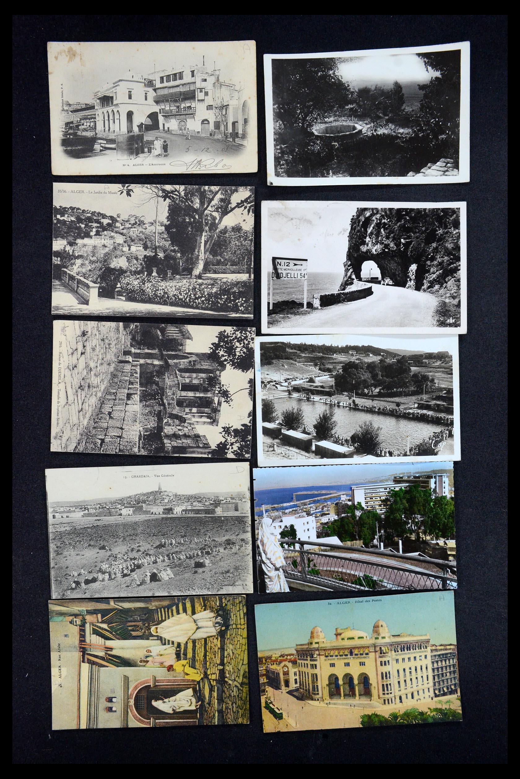 35563 047 - Postzegelverzameling 35563 Algerije ansichtkaarten 1900-1945.