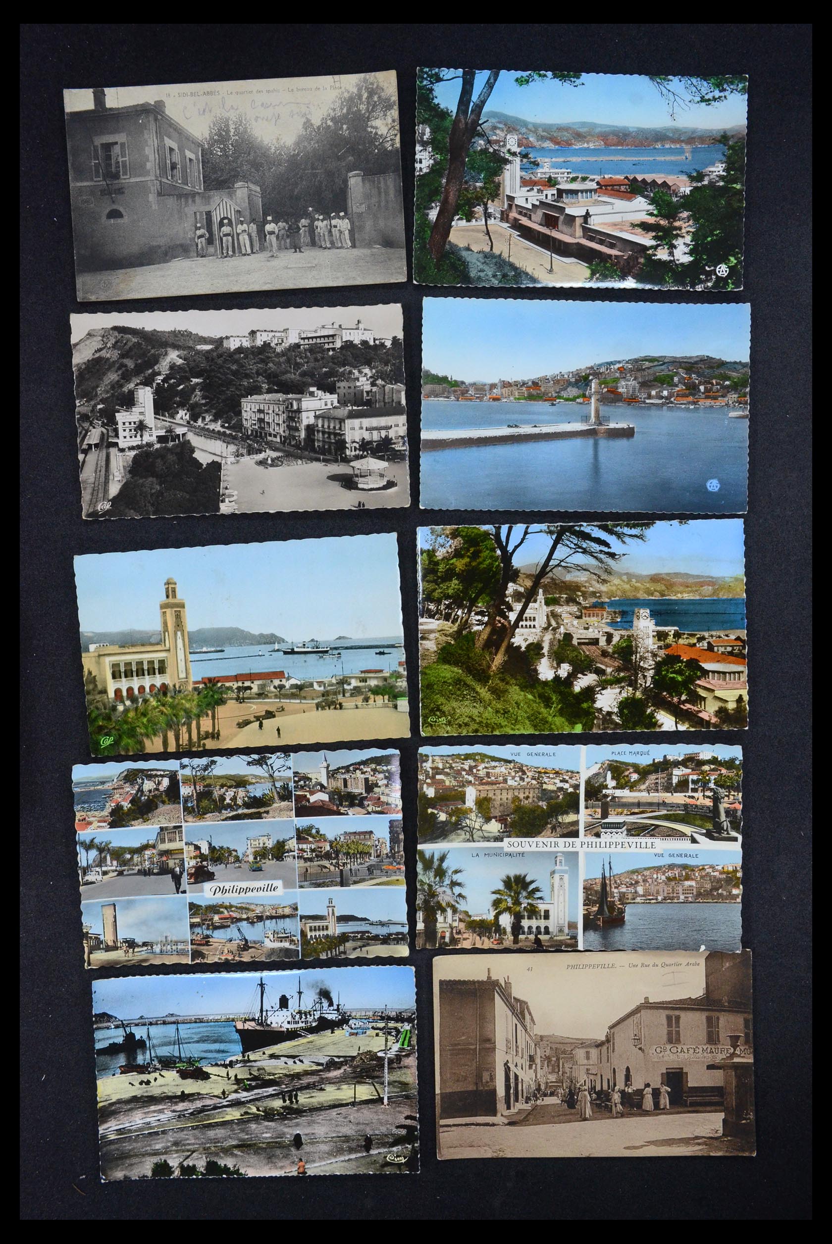 35563 050 - Postzegelverzameling 35563 Algerije ansichtkaarten 1900-1945.