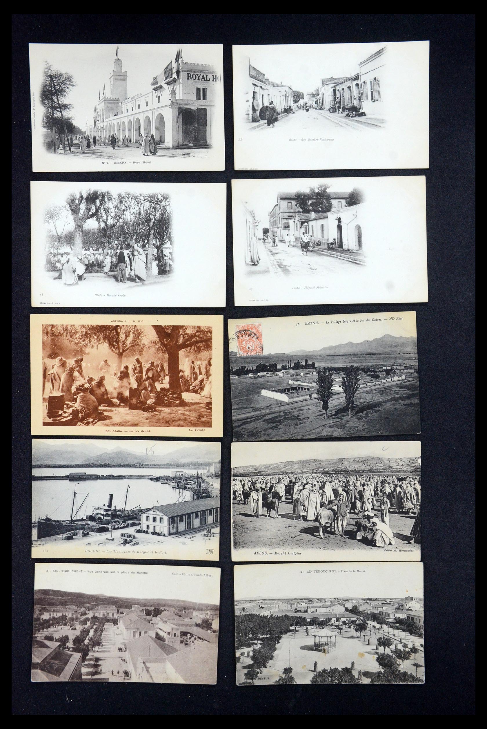 35563 067 - Postzegelverzameling 35563 Algerije ansichtkaarten 1900-1945.