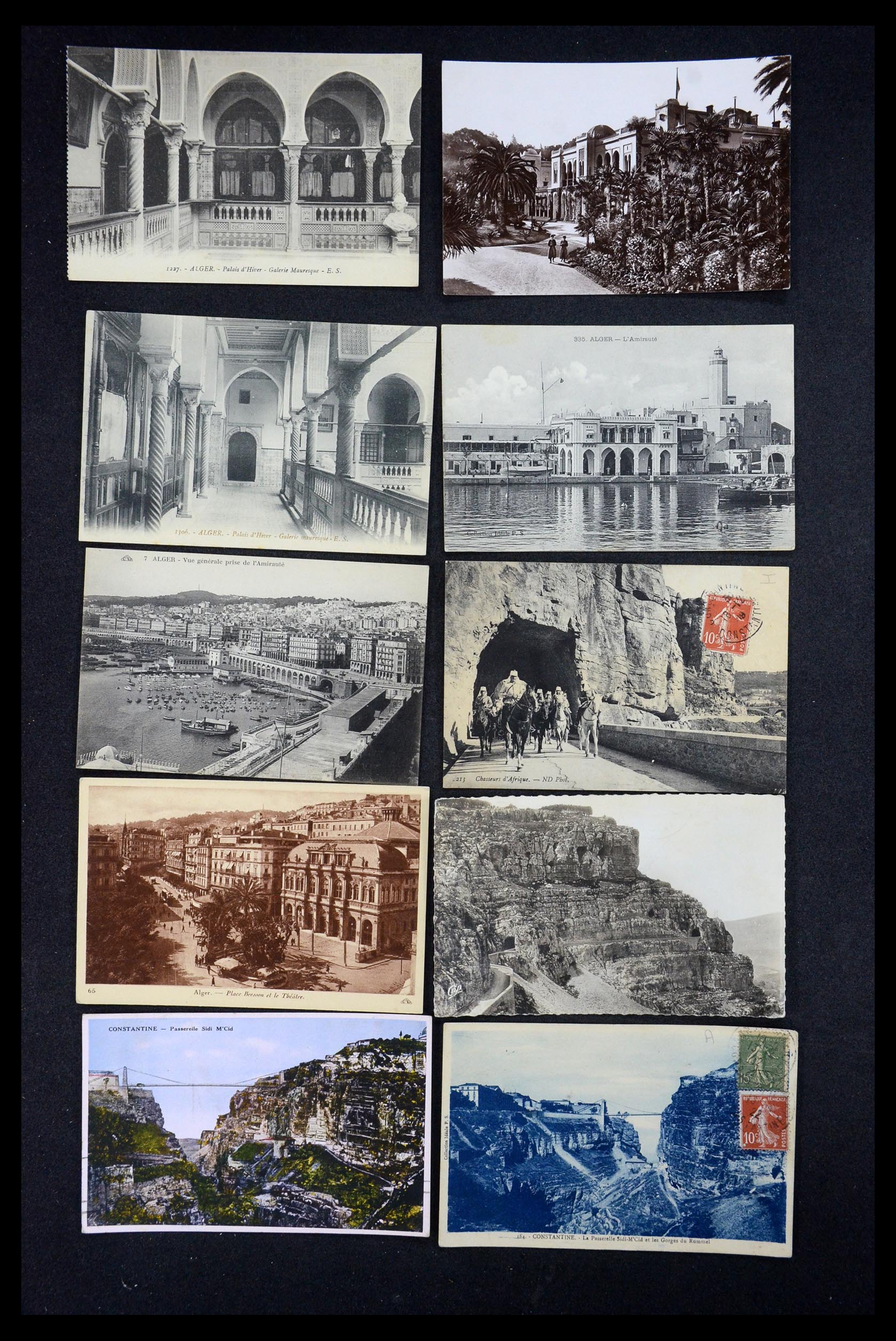 35563 070 - Postzegelverzameling 35563 Algerije ansichtkaarten 1900-1945.