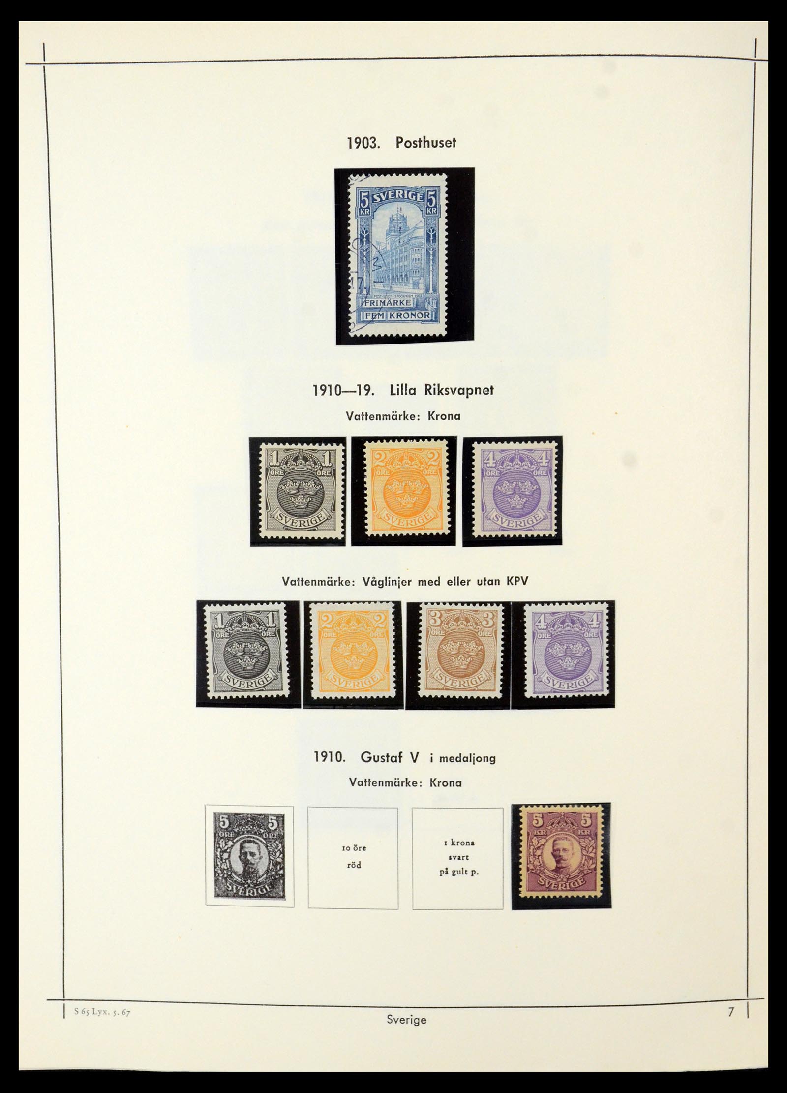 35564 003 - Postzegelverzameling 35564 Zweden 1855-2001.