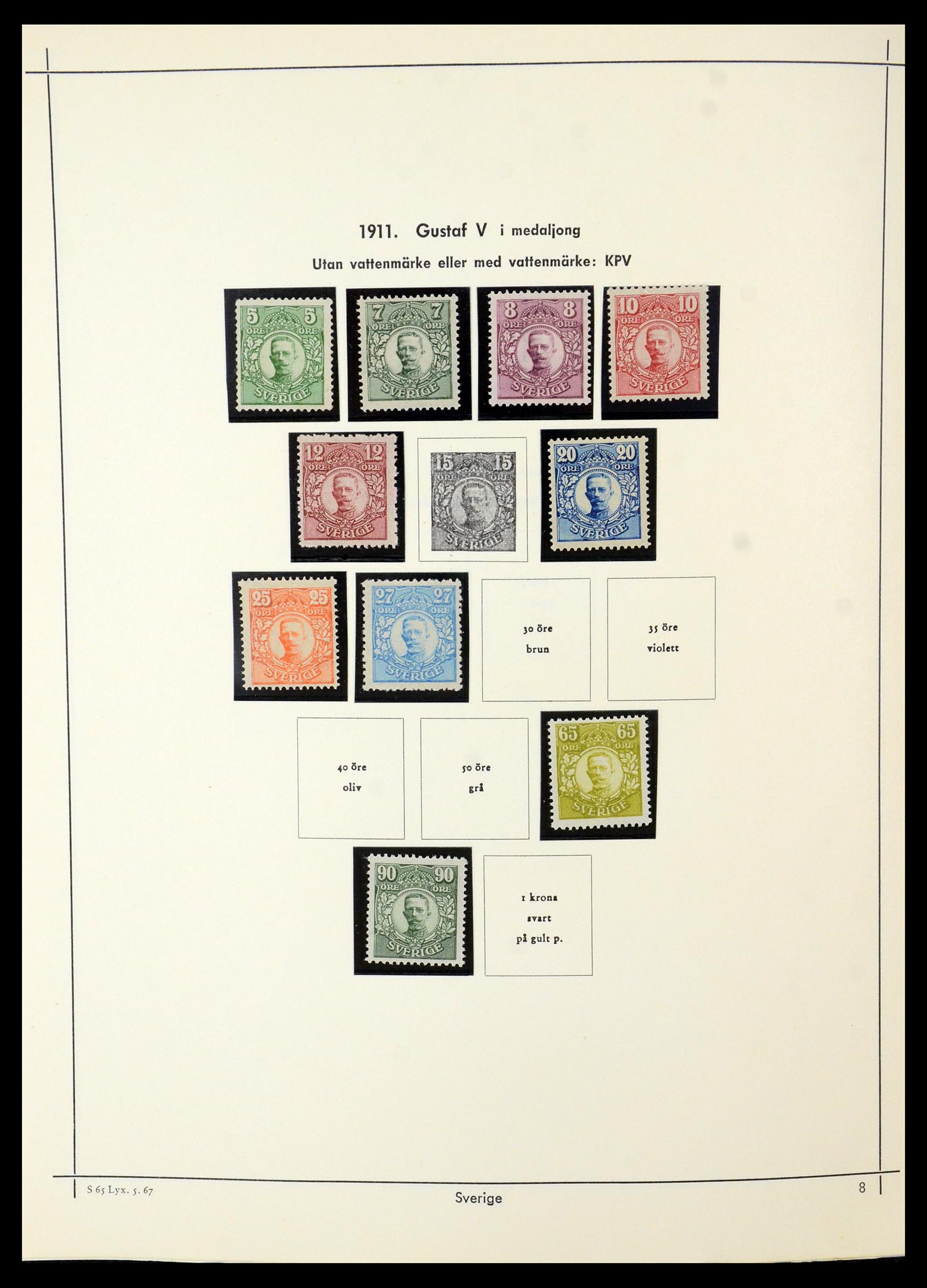 35564 004 - Postzegelverzameling 35564 Zweden 1855-2001.