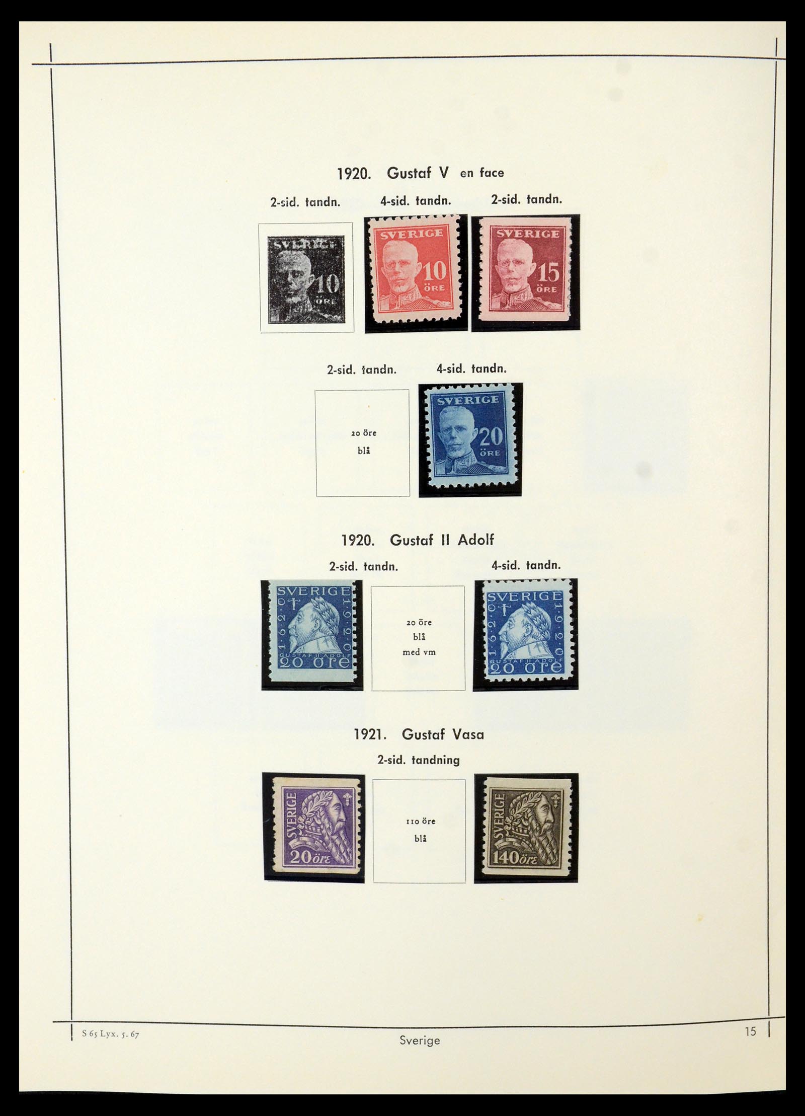 35564 009 - Postzegelverzameling 35564 Zweden 1855-2001.