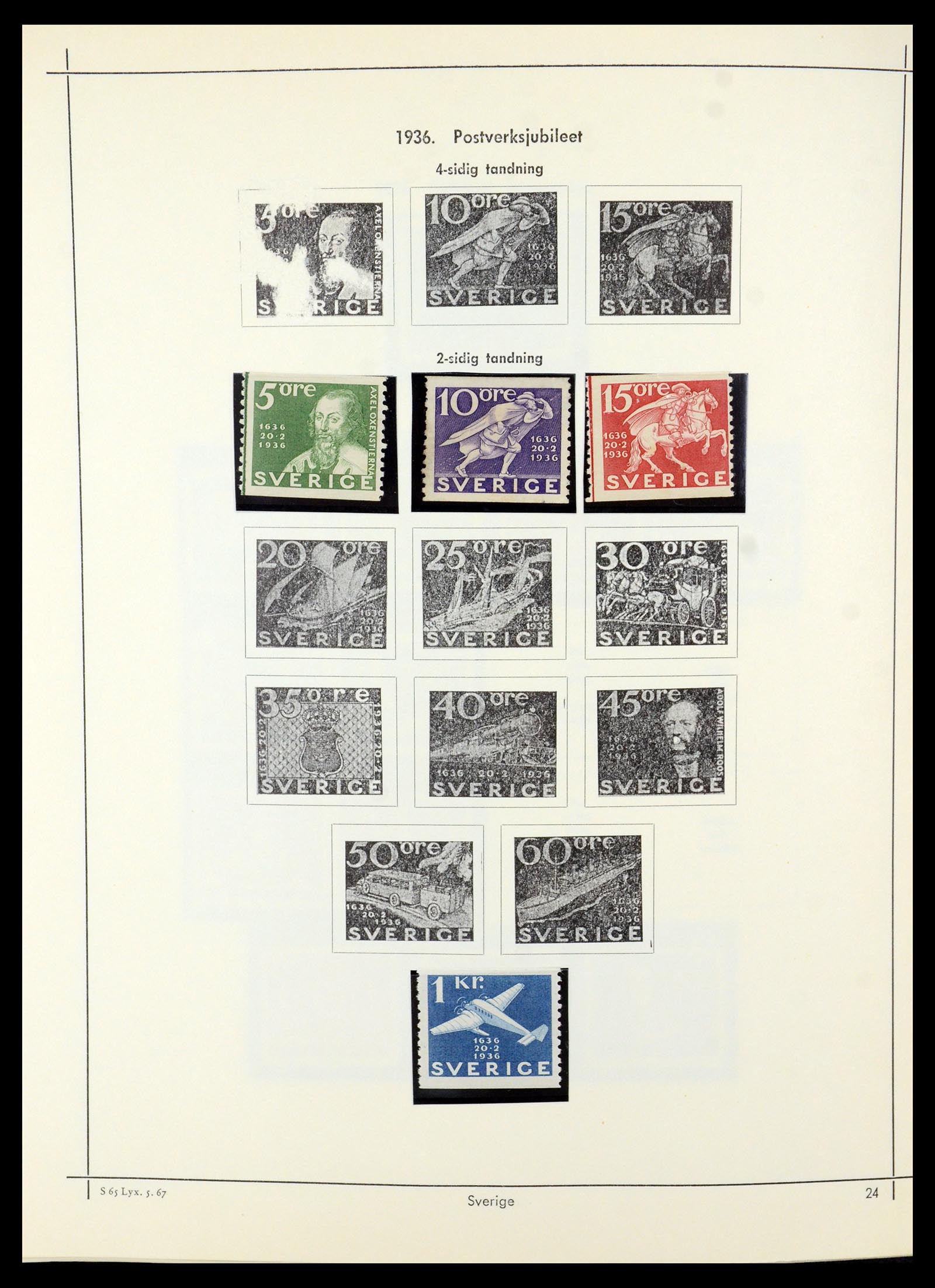 35564 018 - Postzegelverzameling 35564 Zweden 1855-2001.