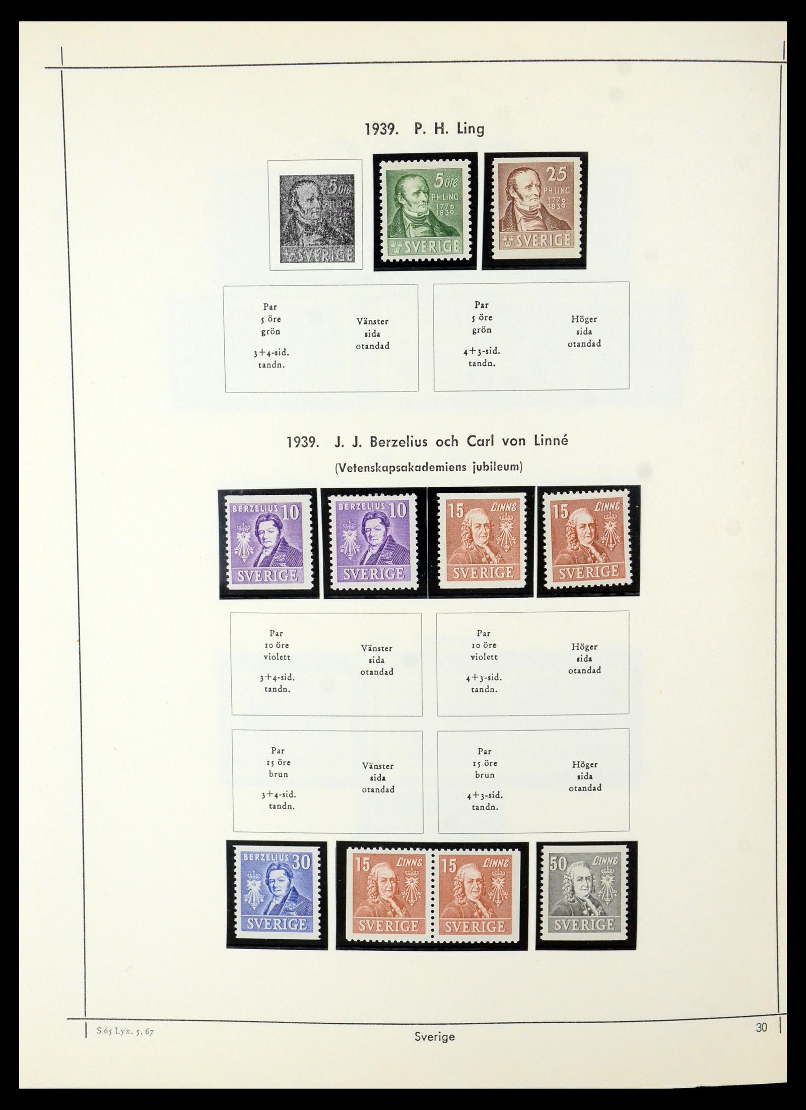 35564 024 - Postzegelverzameling 35564 Zweden 1855-2001.