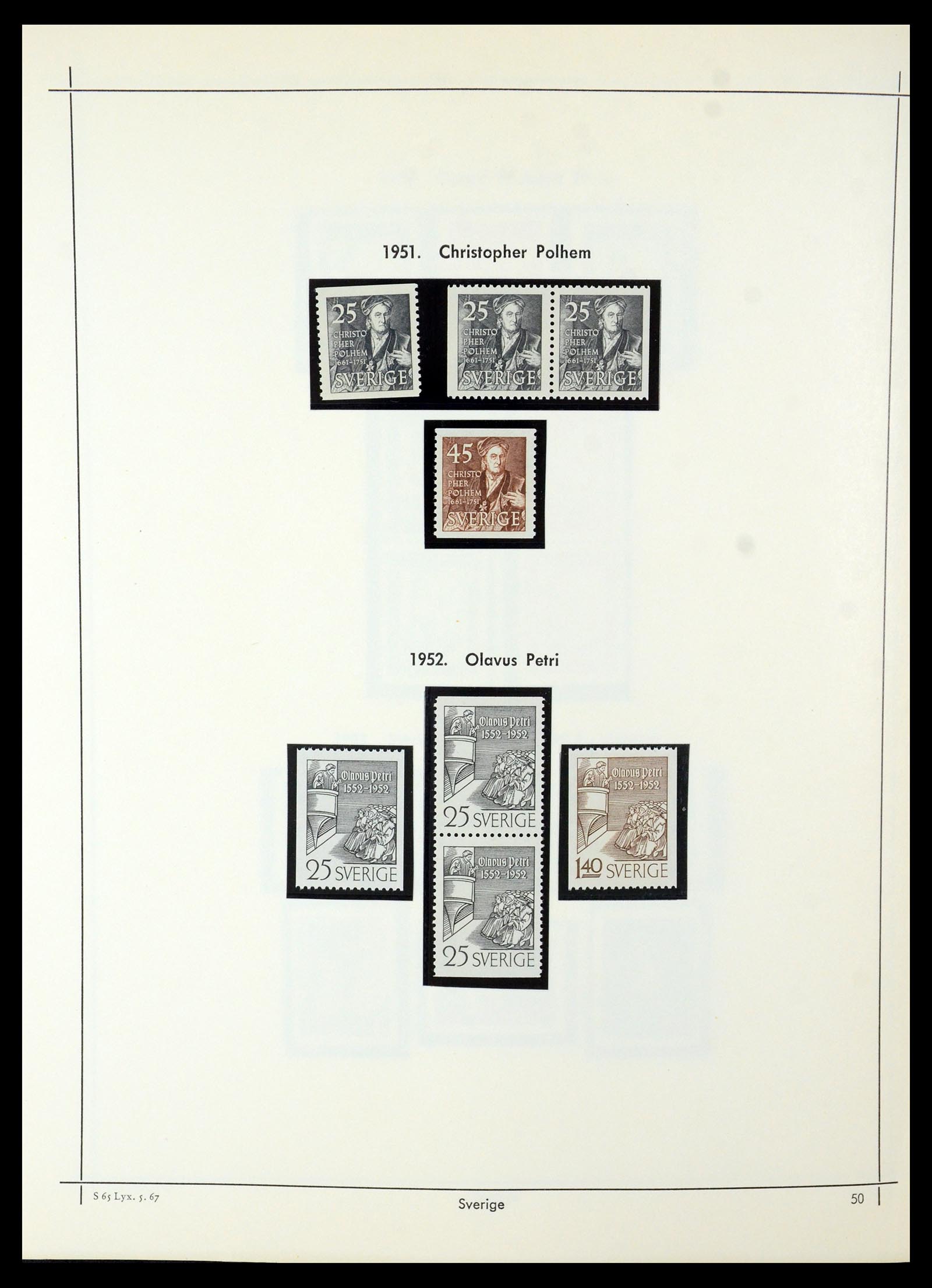 35564 044 - Postzegelverzameling 35564 Zweden 1855-2001.