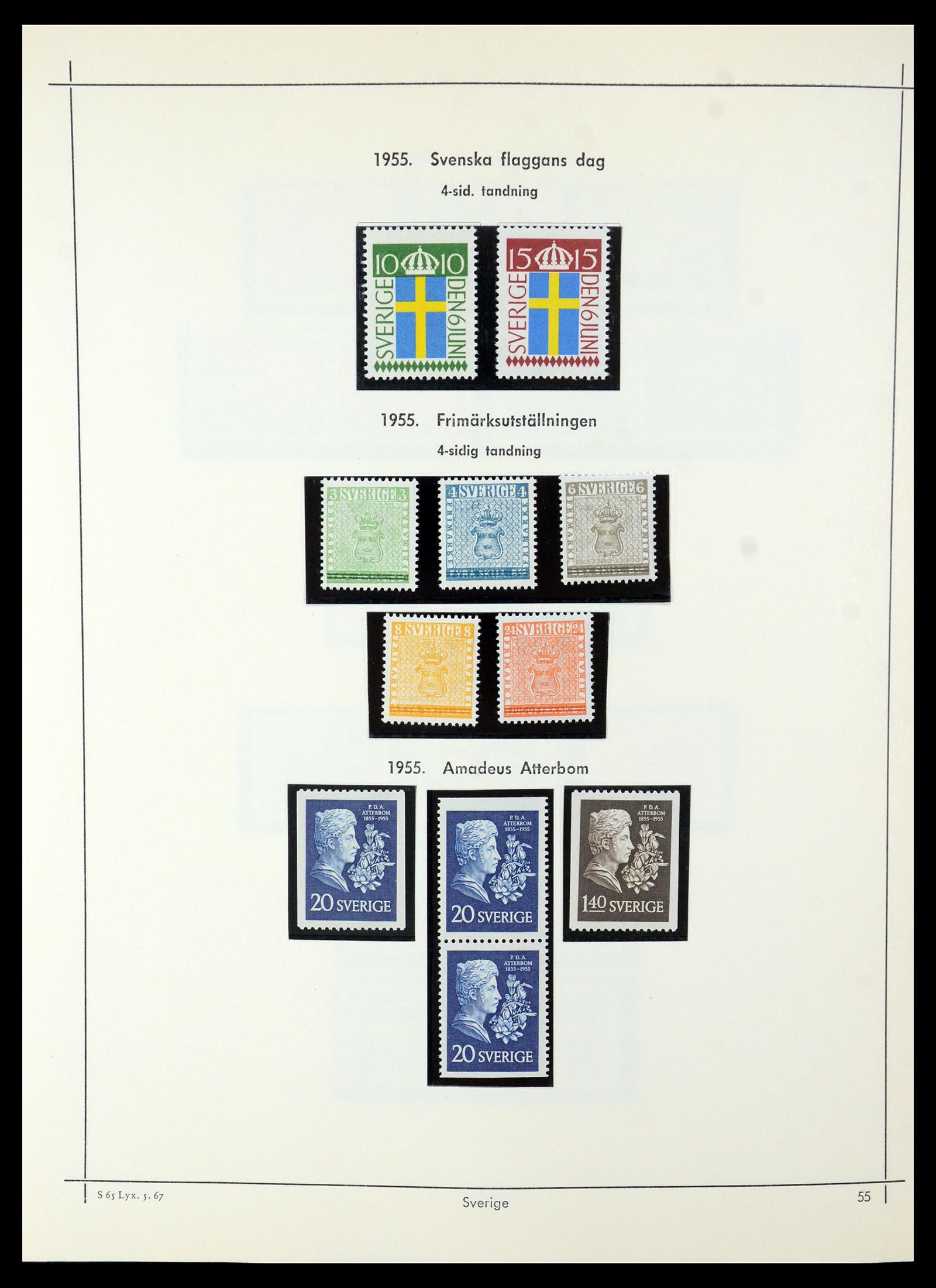 35564 049 - Postzegelverzameling 35564 Zweden 1855-2001.