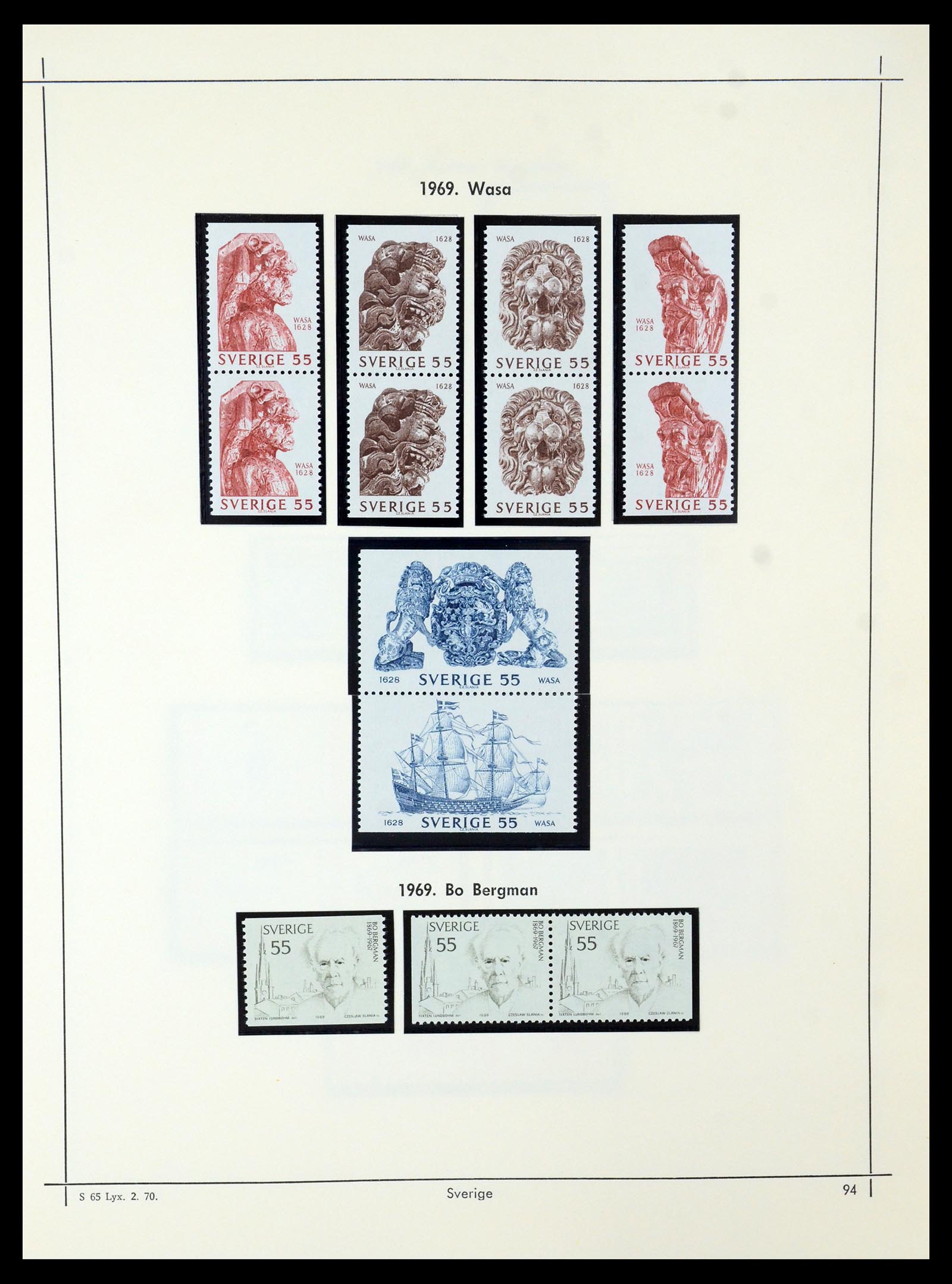 35564 089 - Stamp Collection 35564 Sweden 1855-2001.