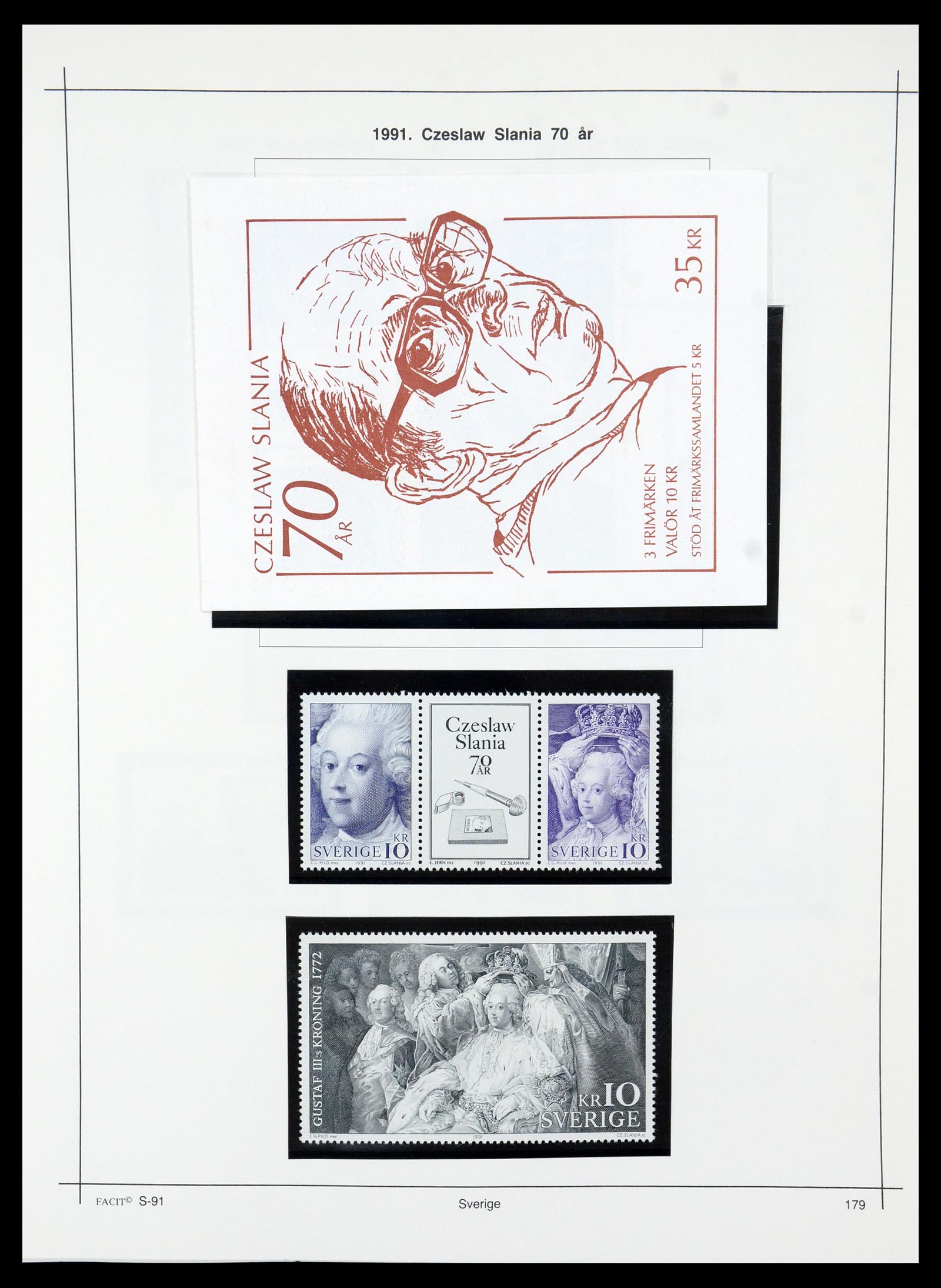 35564 203 - Postzegelverzameling 35564 Zweden 1855-2001.