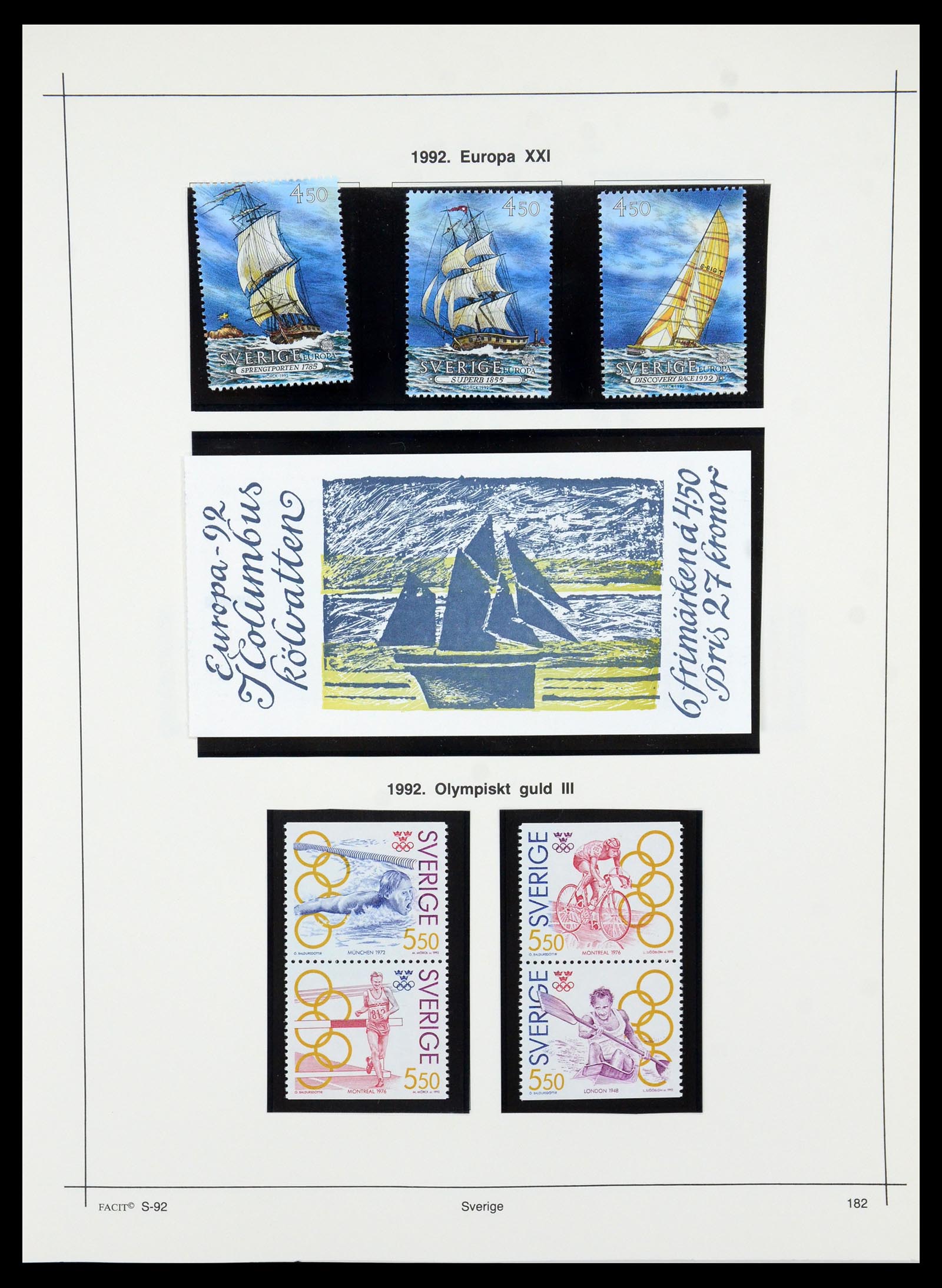 35564 206 - Postzegelverzameling 35564 Zweden 1855-2001.