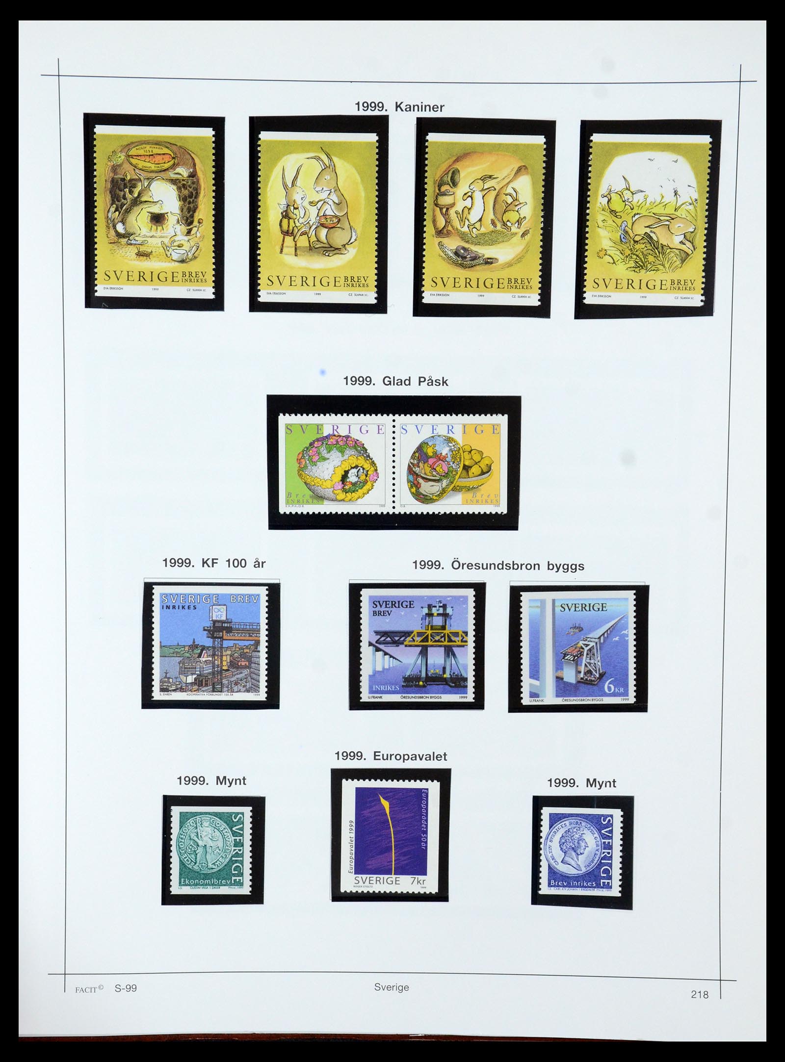 35564 242 - Postzegelverzameling 35564 Zweden 1855-2001.