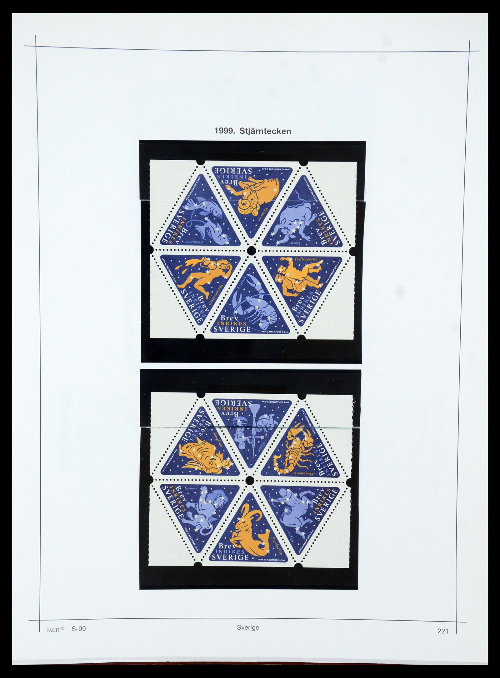 35564 245 - Postzegelverzameling 35564 Zweden 1855-2001.