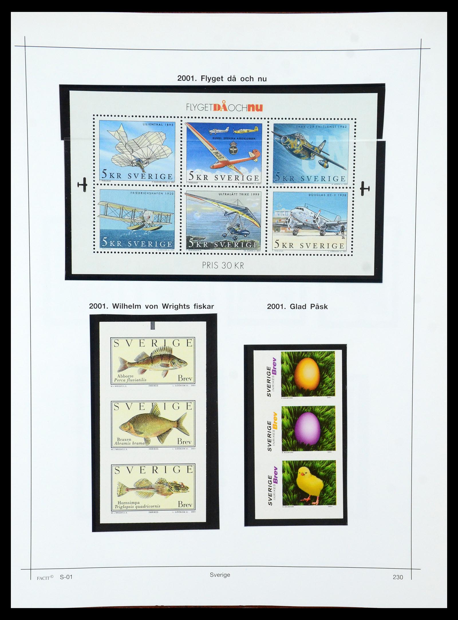 35564 254 - Postzegelverzameling 35564 Zweden 1855-2001.