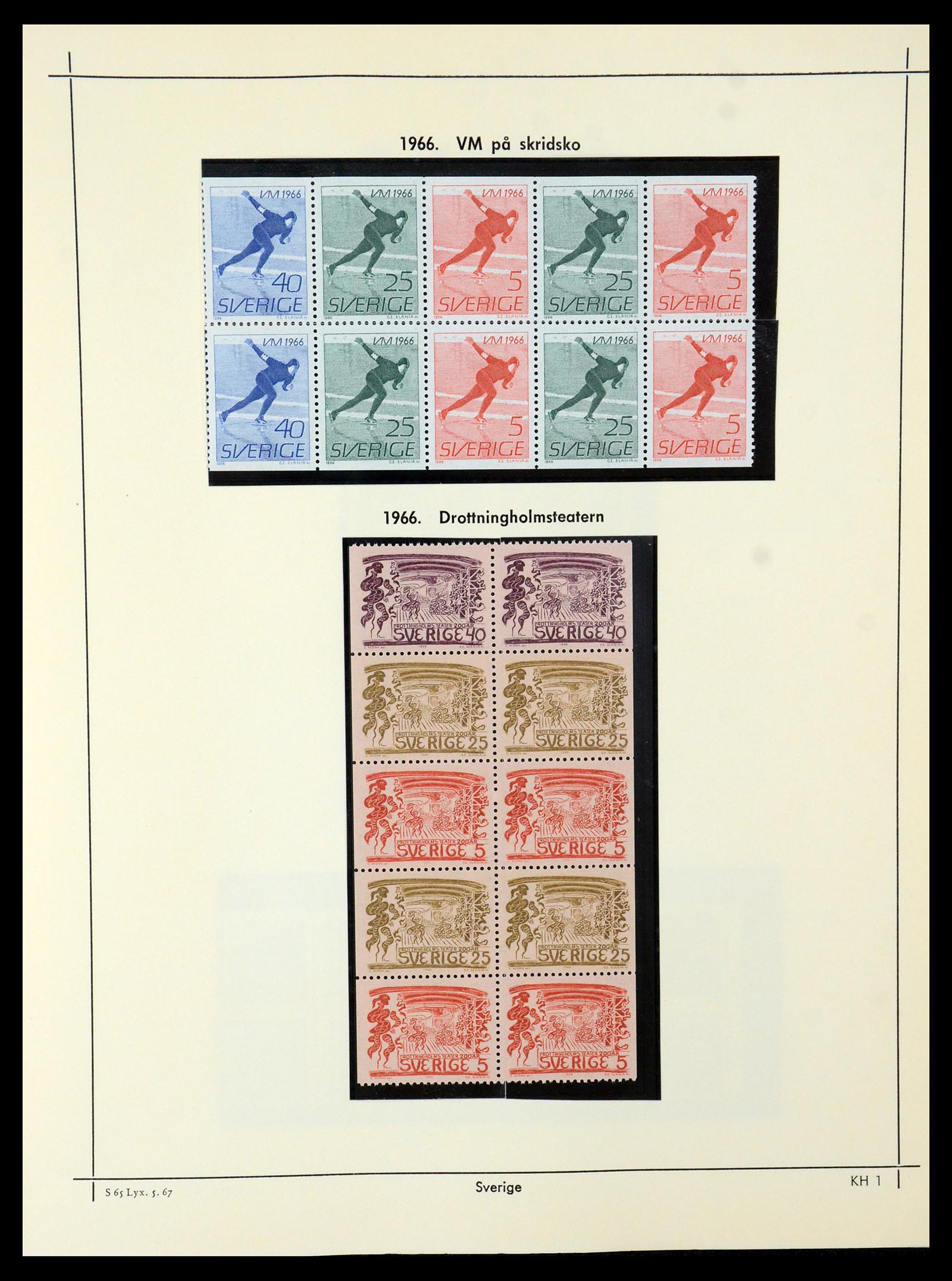 35564 263 - Postzegelverzameling 35564 Zweden 1855-2001.