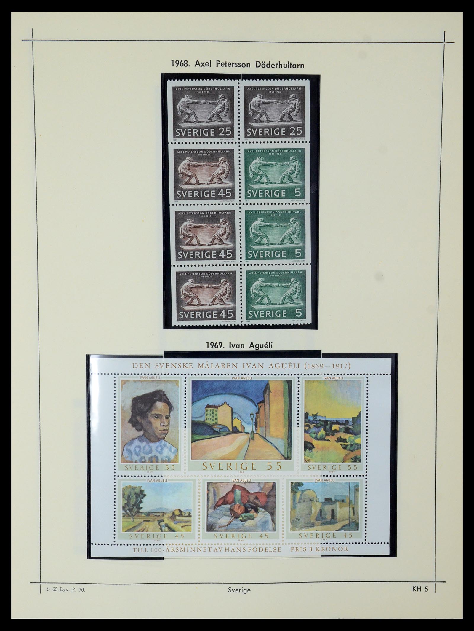 35564 267 - Postzegelverzameling 35564 Zweden 1855-2001.