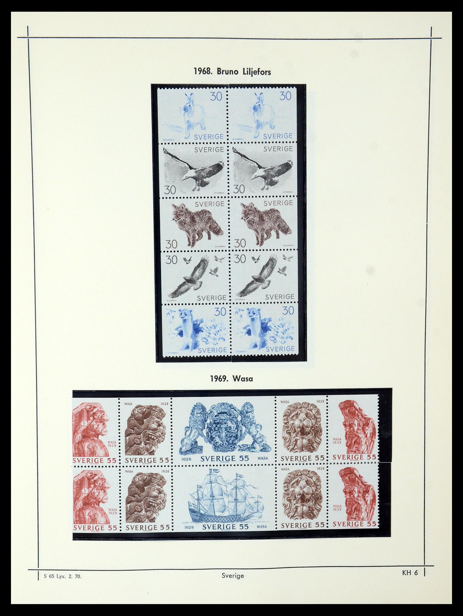 35564 268 - Postzegelverzameling 35564 Zweden 1855-2001.