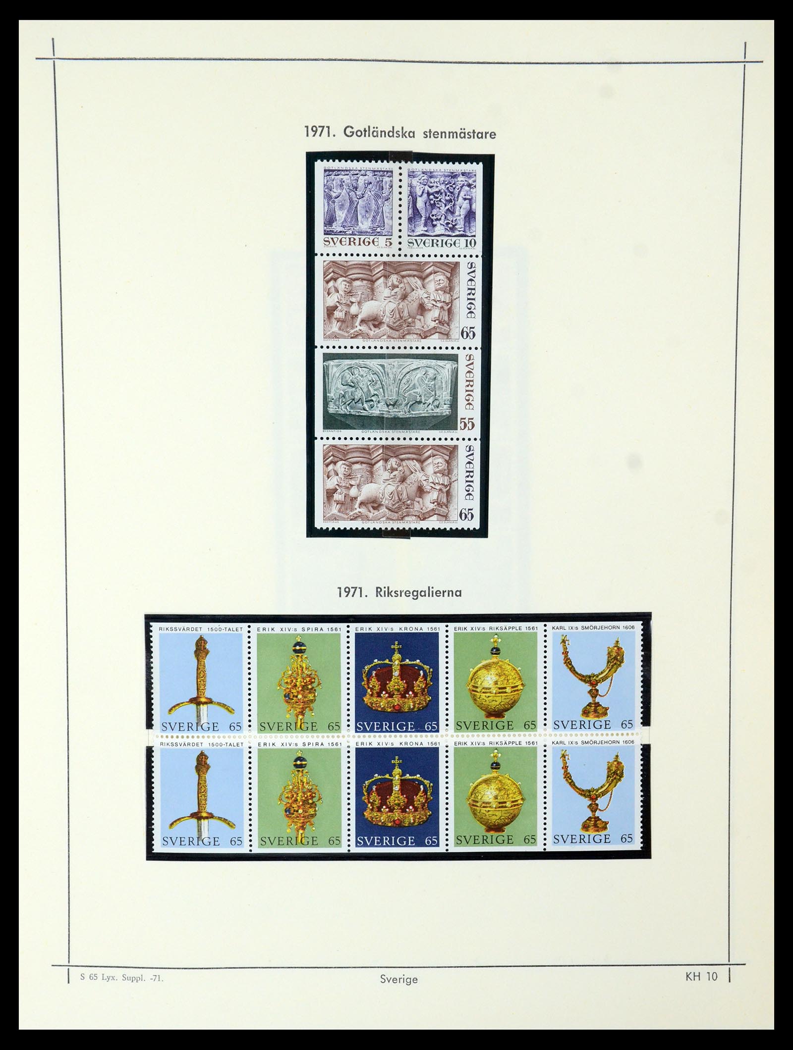 35564 272 - Postzegelverzameling 35564 Zweden 1855-2001.