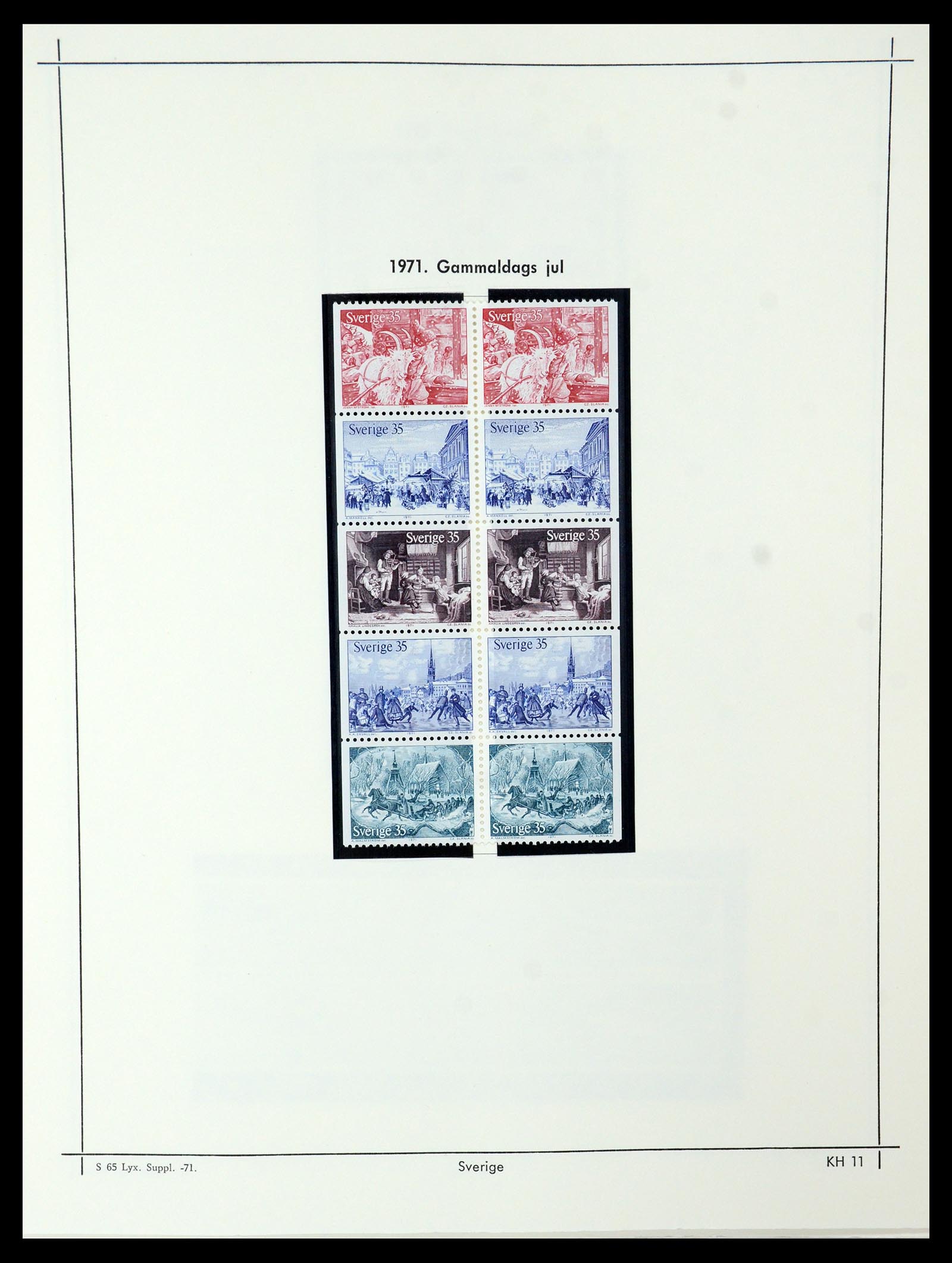 35564 273 - Postzegelverzameling 35564 Zweden 1855-2001.