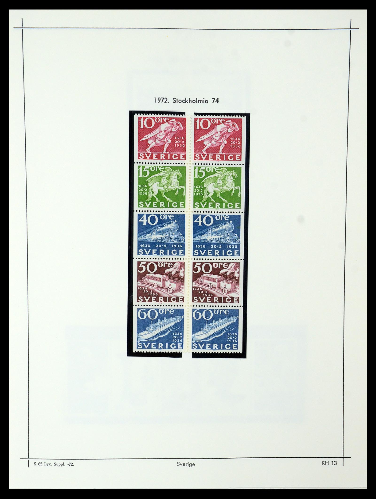 35564 276 - Postzegelverzameling 35564 Zweden 1855-2001.